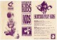 Flyer del tour europeo de Subterranean Kids en 1990