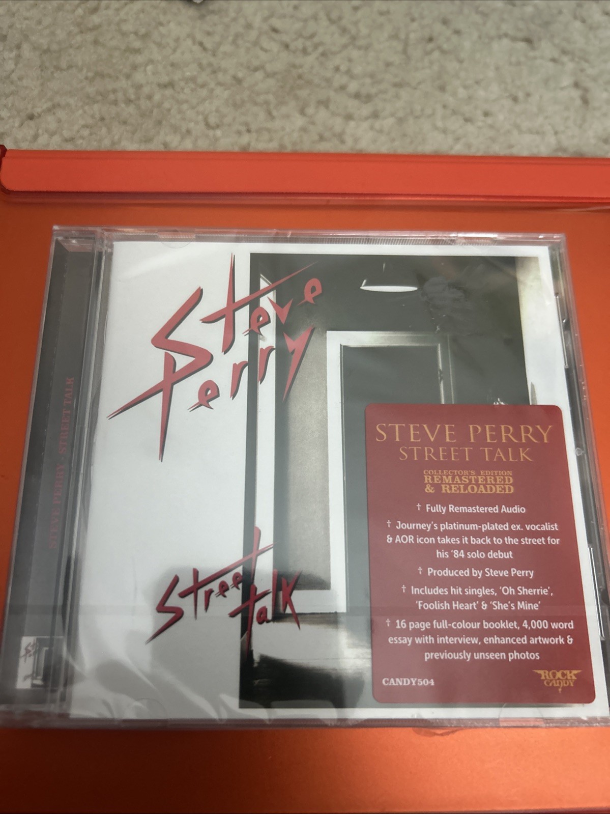 Steve Perry Street Talk CD new Rock Candy Records Reissue Journey