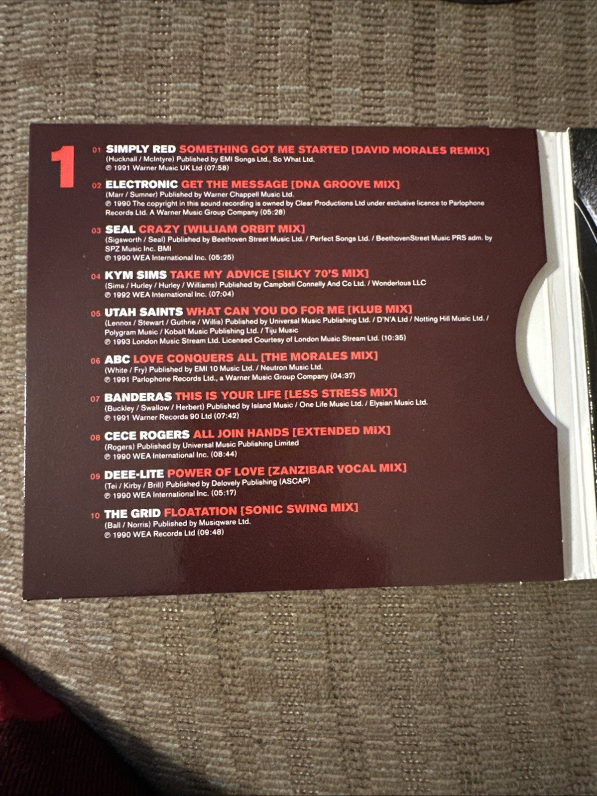 12 in Dance: 90s Remix by Various (CD, 2018) ES1516