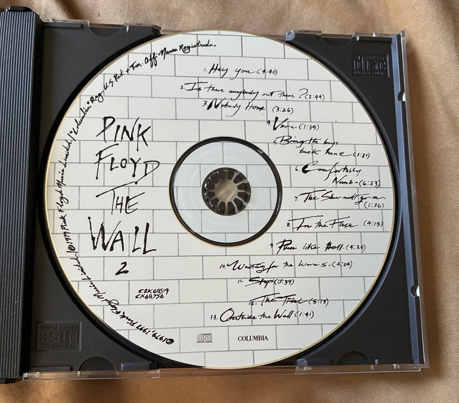 The Wall by Pink Floyd (CD, Dec-1997, 2 Discs, Columbia (USA)) UNSEALED