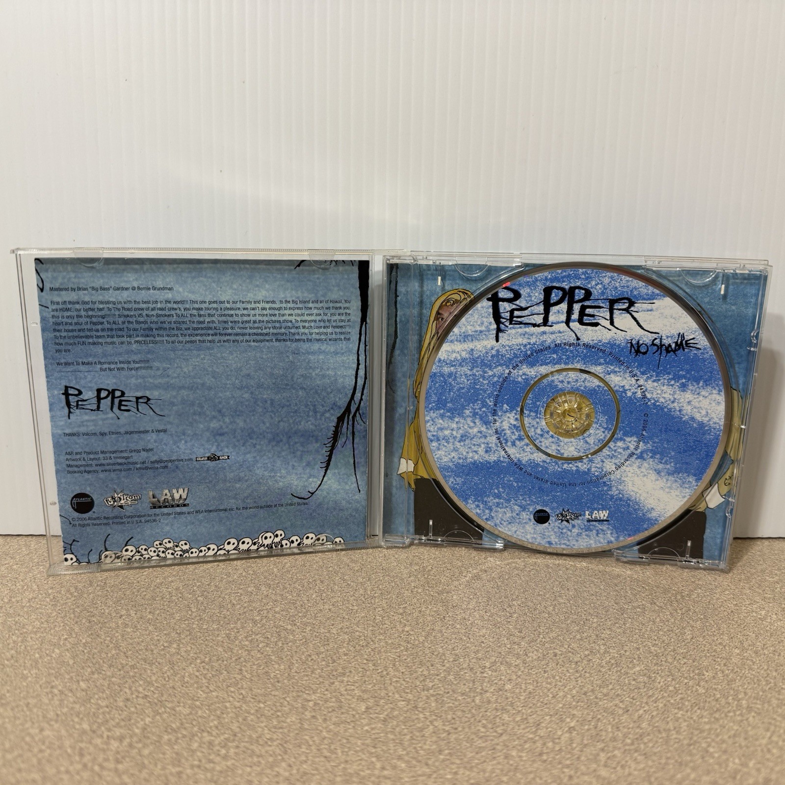 Pepper - No Shame CD 2006 Volcom Entertainment – 94536-2