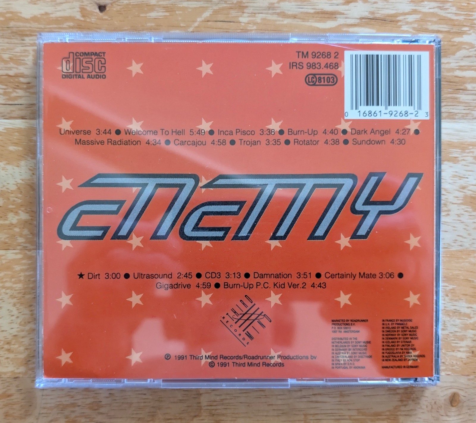 Solar Enemy- Dirty vs. Universe CD- EXCELLENT! EX PORTION CONTROL! THIRD MIND!