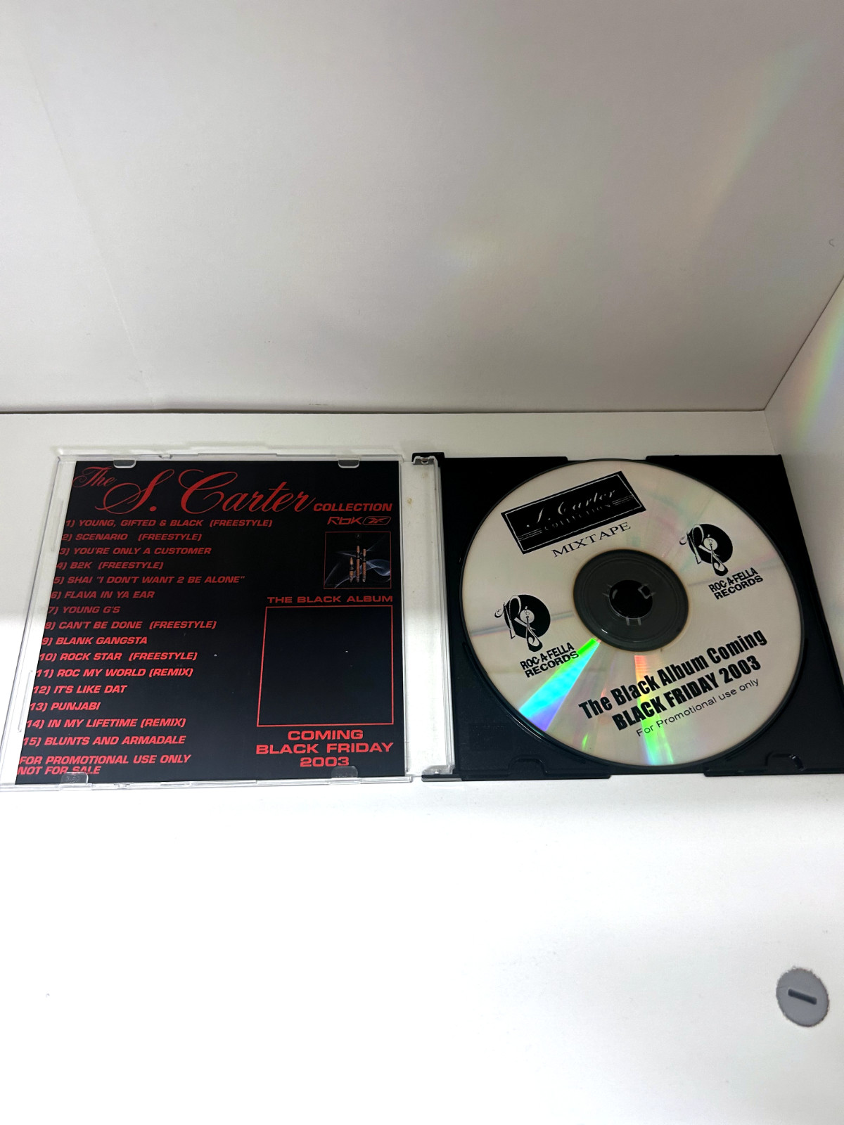 S DOT CARTER COLLECTION THE MIXTAPE NYC PROMO MIXTAPE MIX CD RARE