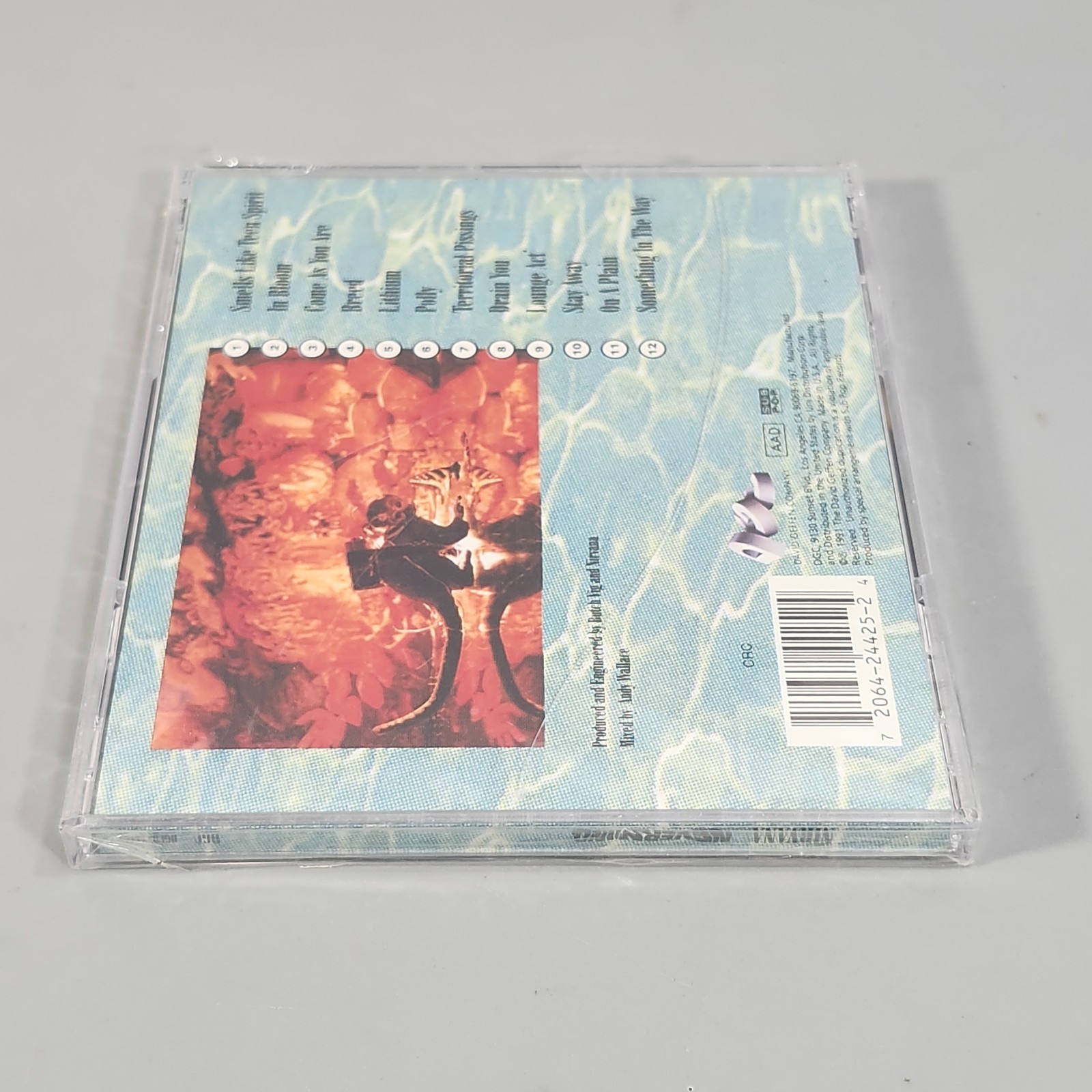 Nirvana Nevermind CD 1991 Geffen 24425 US Press Kurt Cobain 1990s Rock Sealed