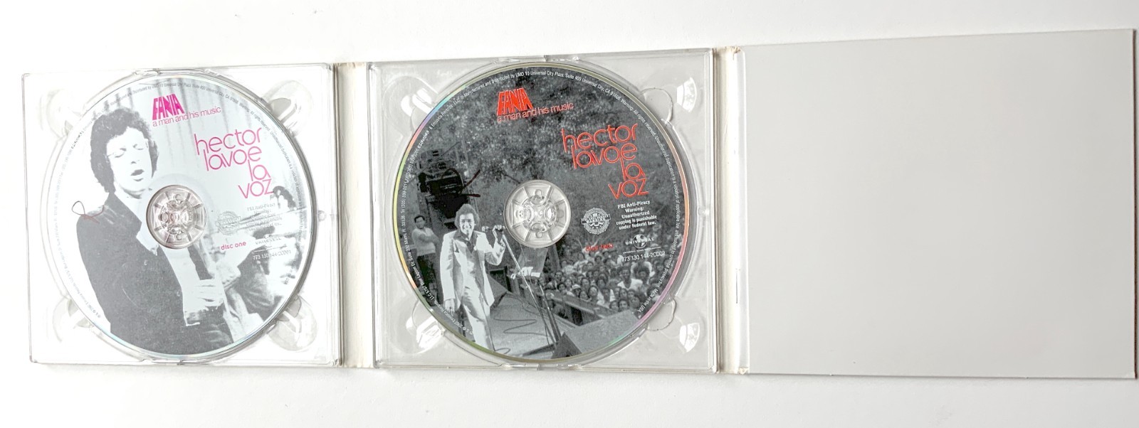 Hector Lavoe - La Voz: A Man & His Music (CD, 2-Disc Set, Fania -773 130 144-2)