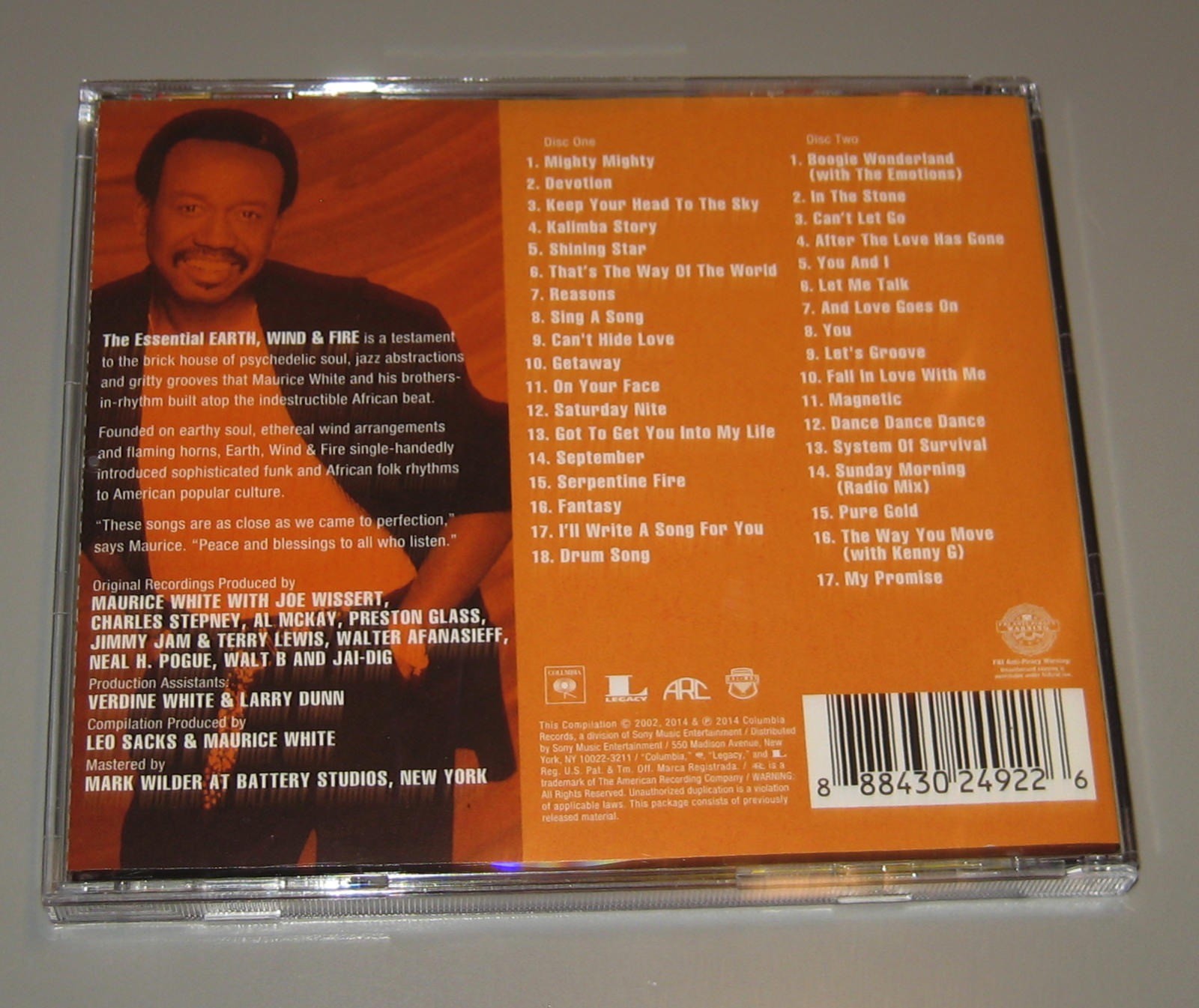 Earth, Wind & Fire - The Essential Earth, Wind & Fire (CD, 2014, 2 Discs)