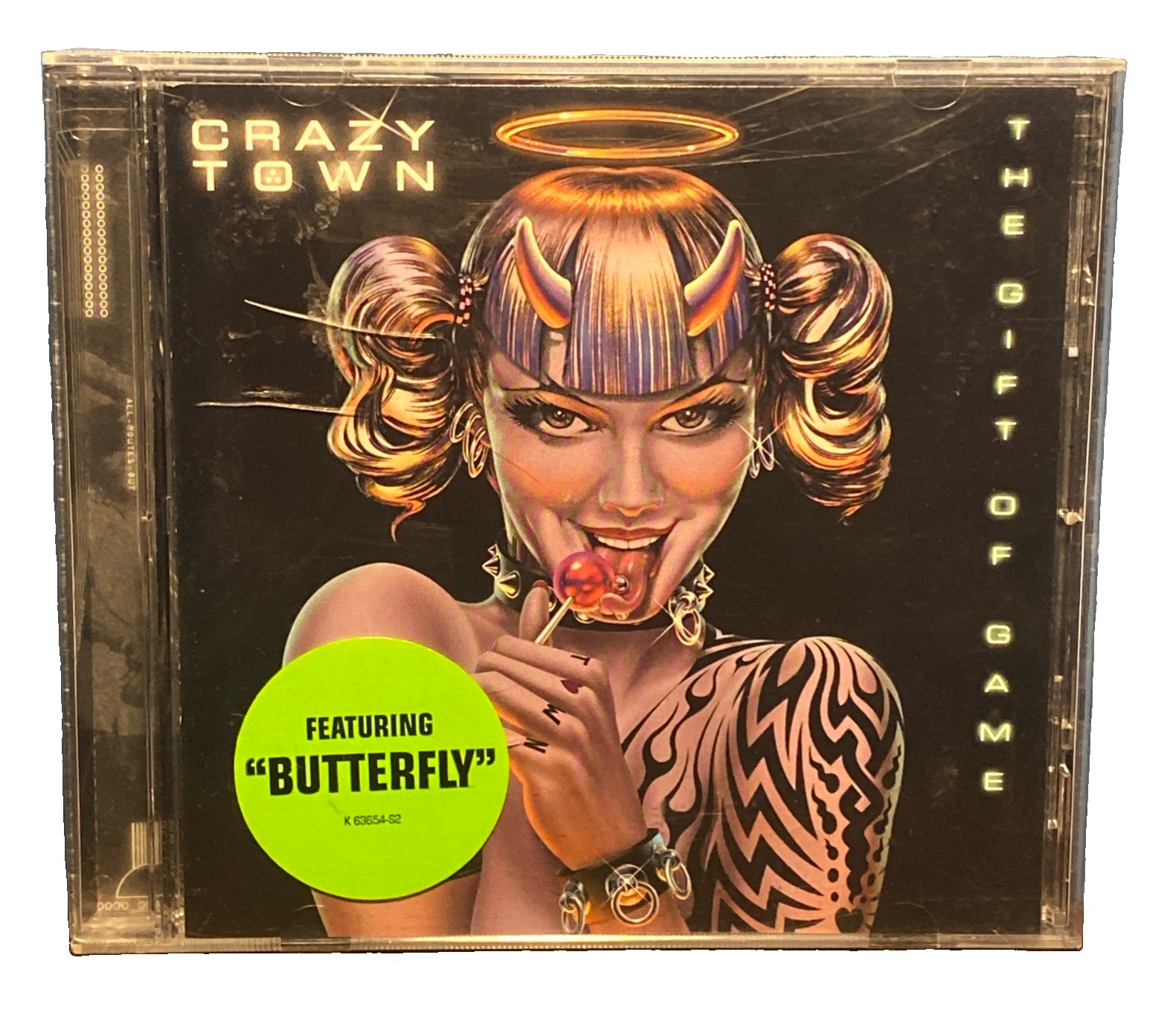 The Gift Of Game - Crazy Town CD - VTG Nu Metal 90s Album w/ Butterfly Hype, VGC
