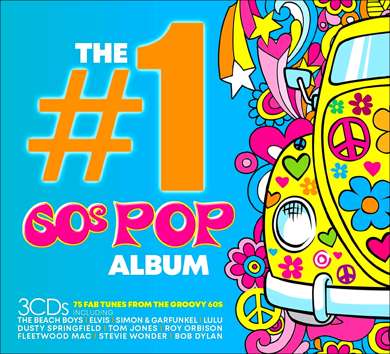 75 GROOVY Hits of the SIXTIES * New 3-CD Boxset * All Original 60's Hits * NEW