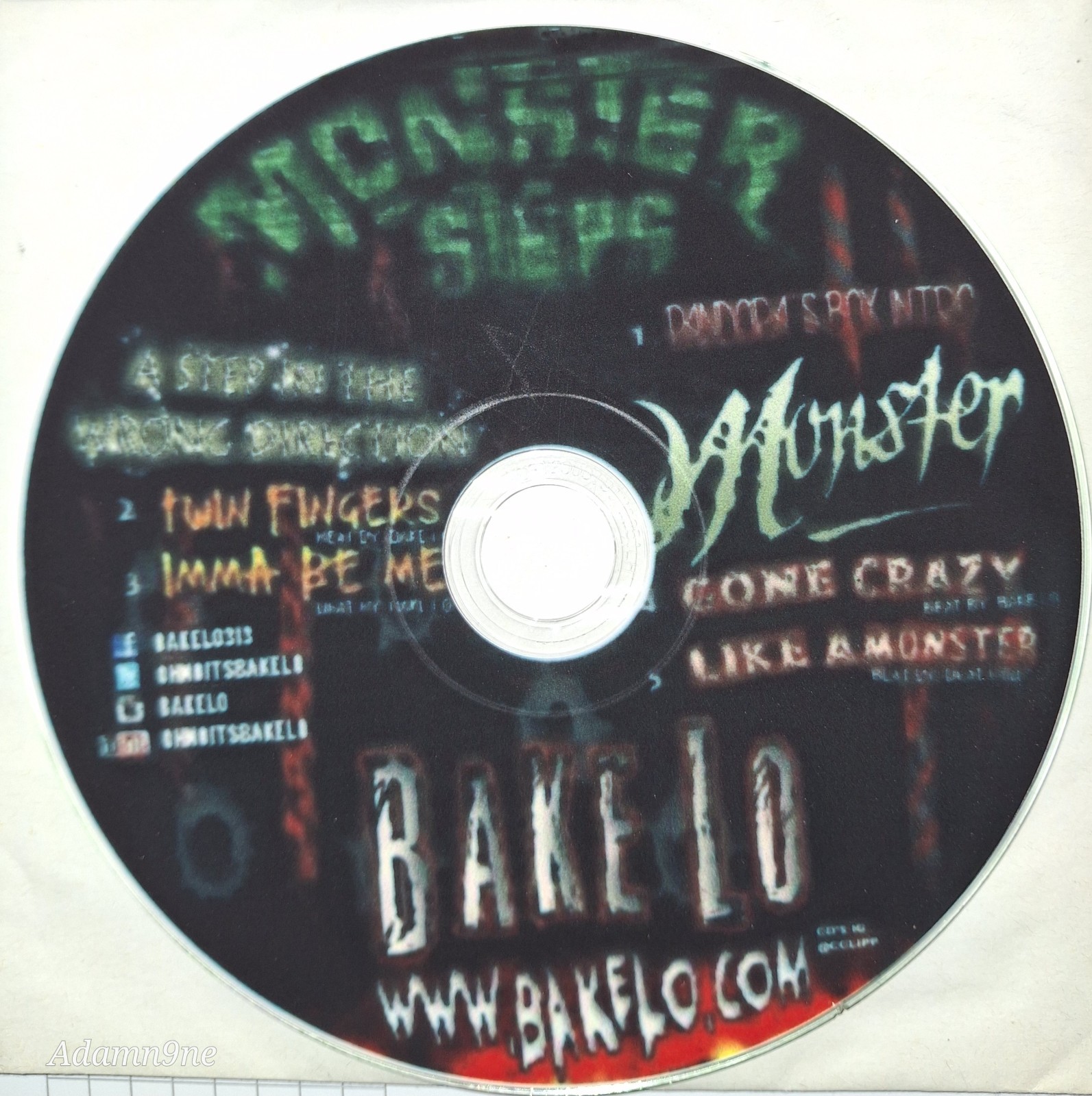 Bake Lo: Monster Steps CDr Sampler NEW Rare