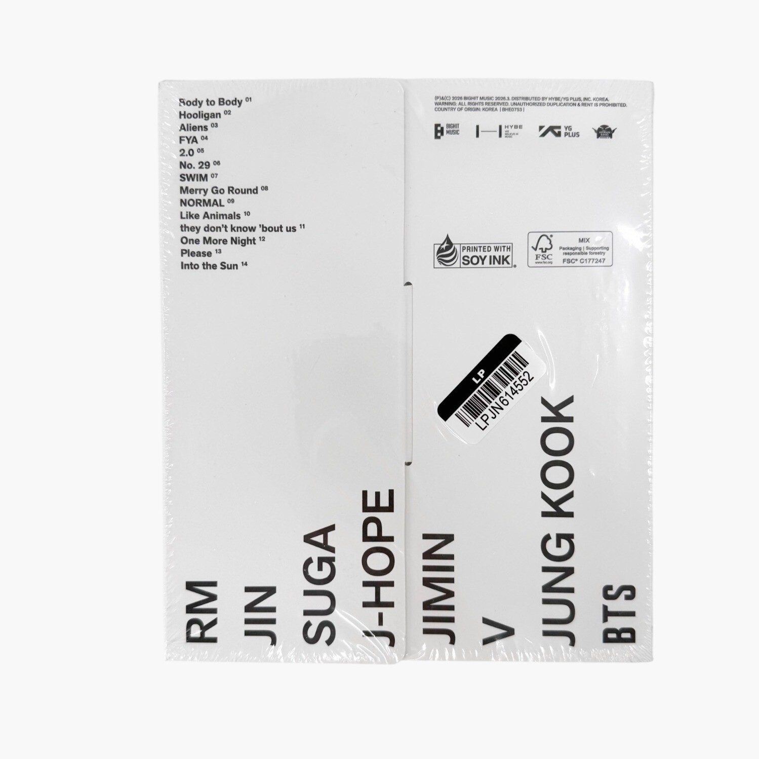BTS - The 5th Album 'ARIRANG' (Rooted in Korea Ver.) (Exclusive, CD)
