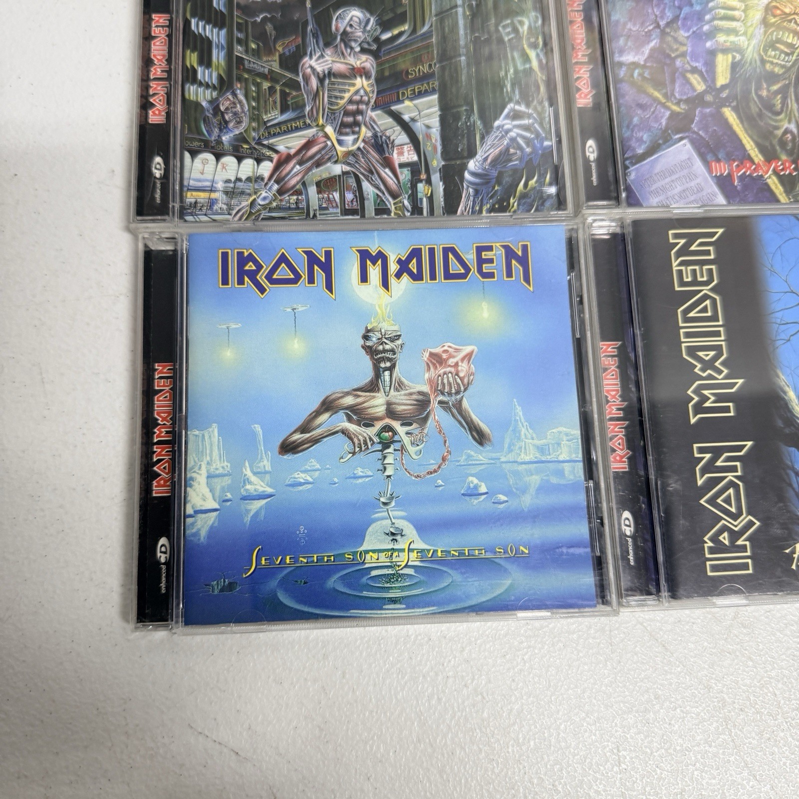 Iron Maiden CD Lot 6 Enhanced CDs Number of the Beast Fear of the Dark X Factor