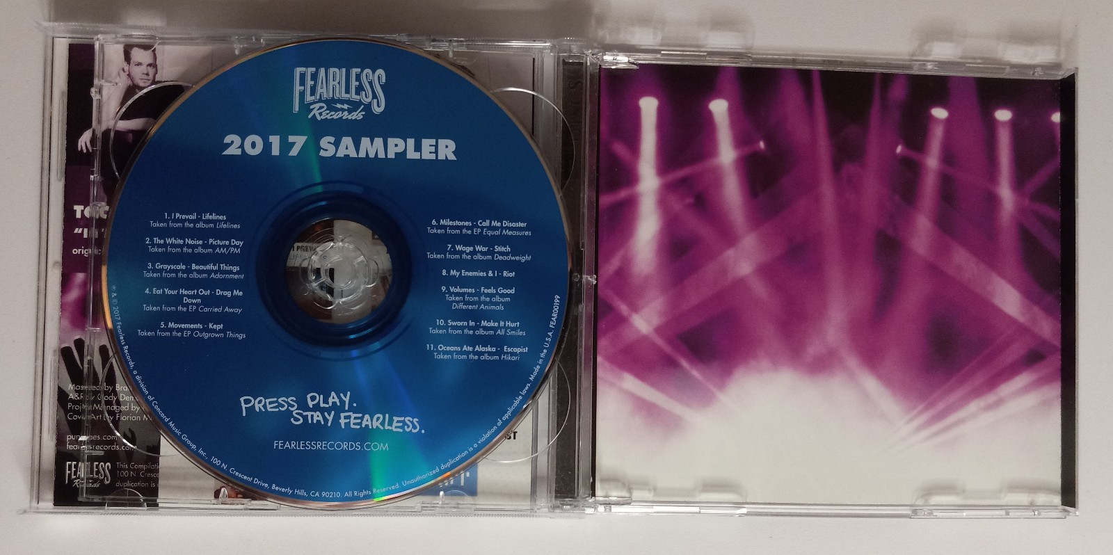 Punk Goes Pop, Vol. 7 (2xCD Set, 2017) with Fearless Records 2017 Sampler CD