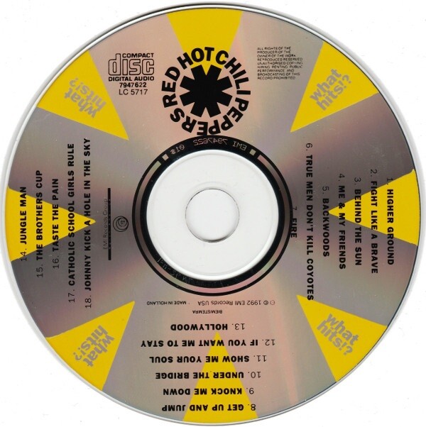 Red Hot Chili Peppers - Very Best Essential Greatest Hits Collection - 80's CD