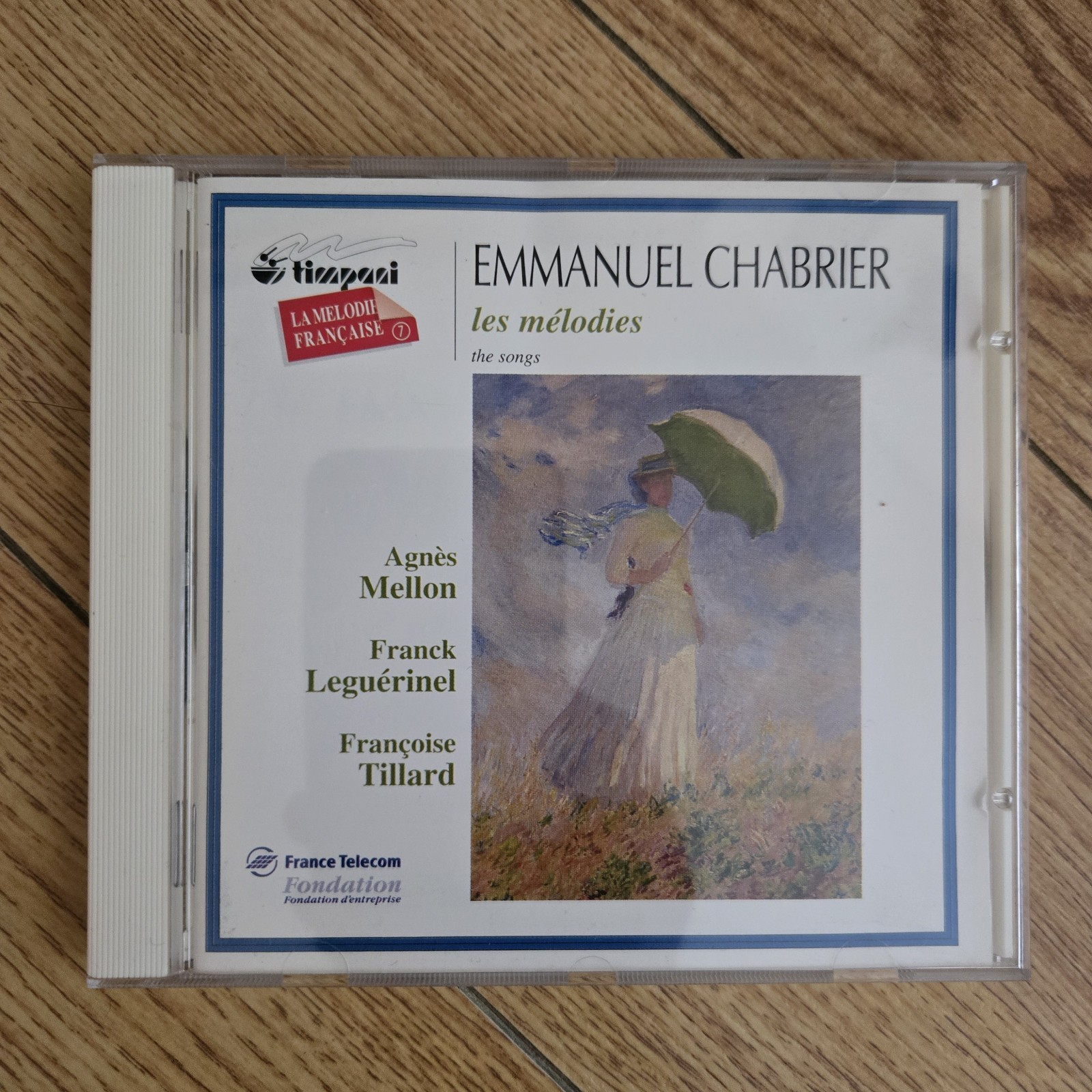 FRANCE IMPORT: EMMANUEL CHABRIER: les mélodies • The Songs (CD TIMPANI 1997)