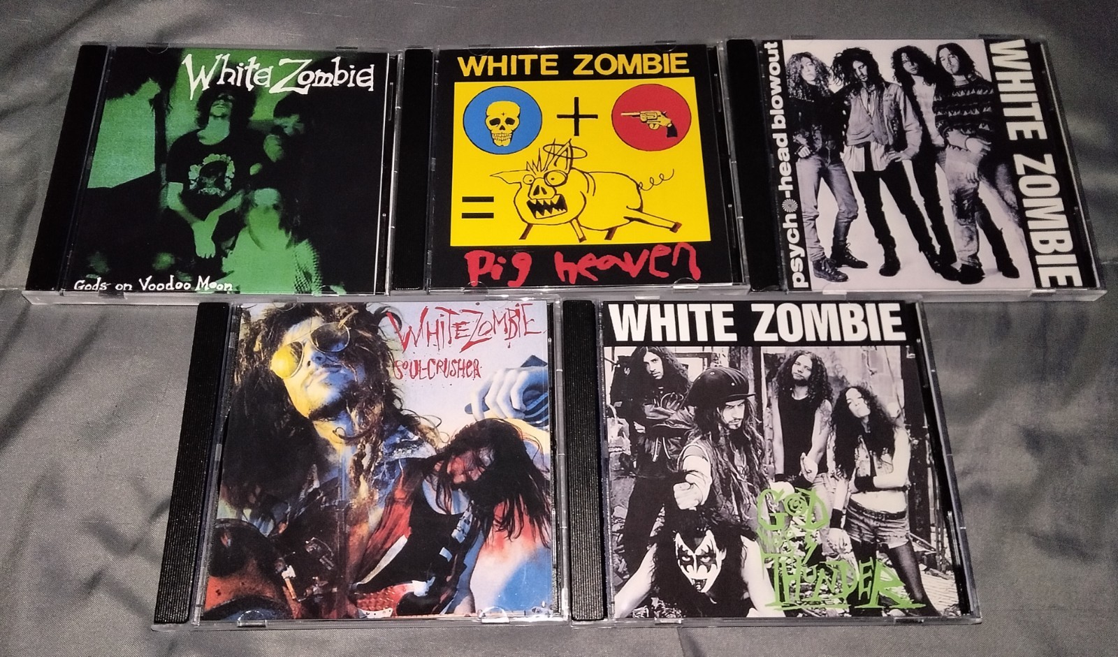White Zombie - The First Five Albums Promo CD Lot