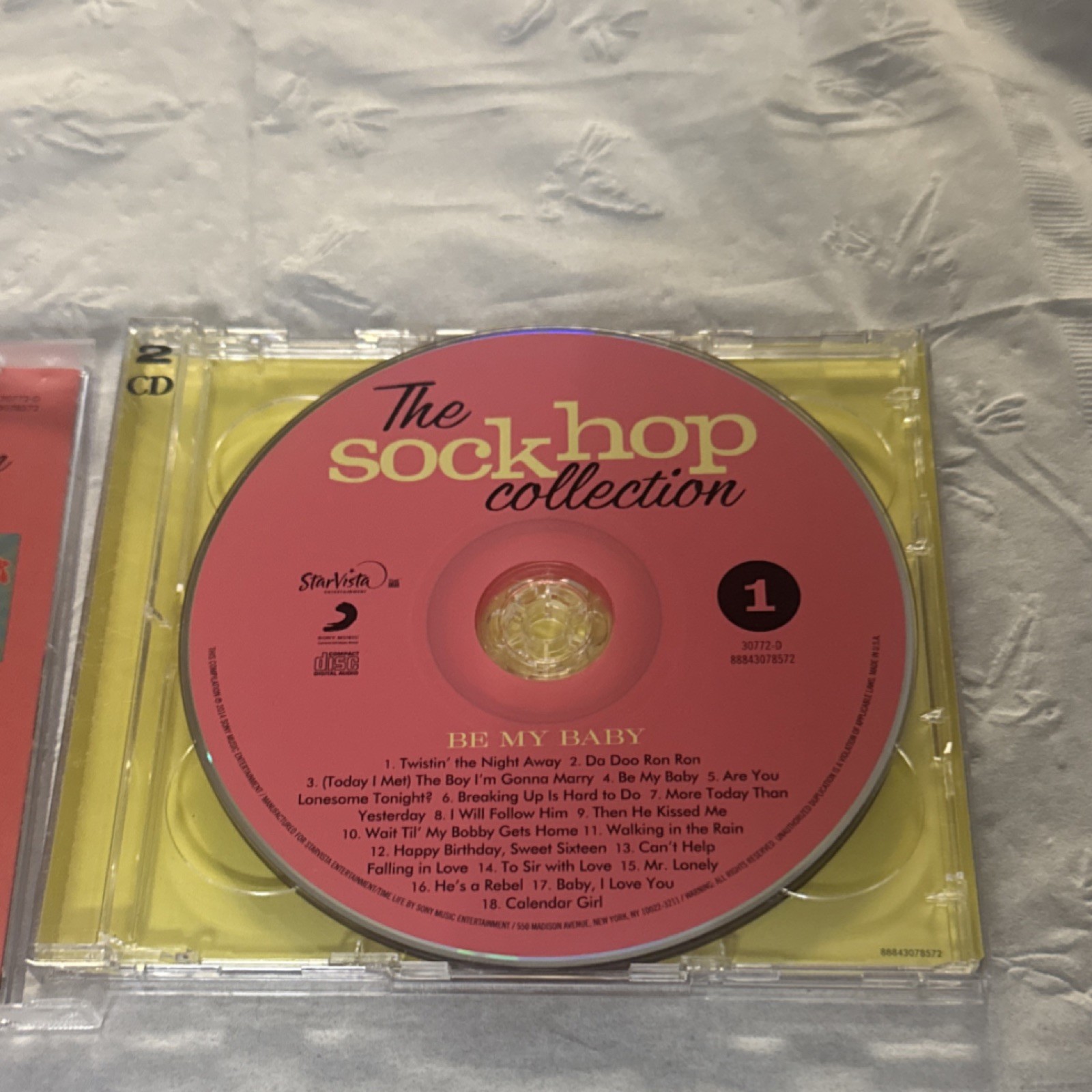 The Sock Hop Collection Be My Baby CD Album Oldies 1950s 1960s Jewel Case