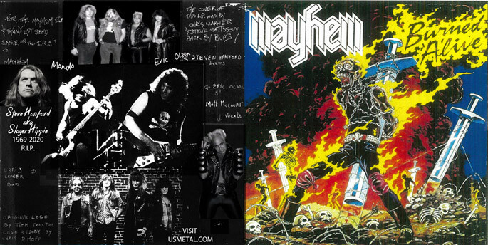 ! MAYHEM BURNED ALIVE CD 1985. limited quantity