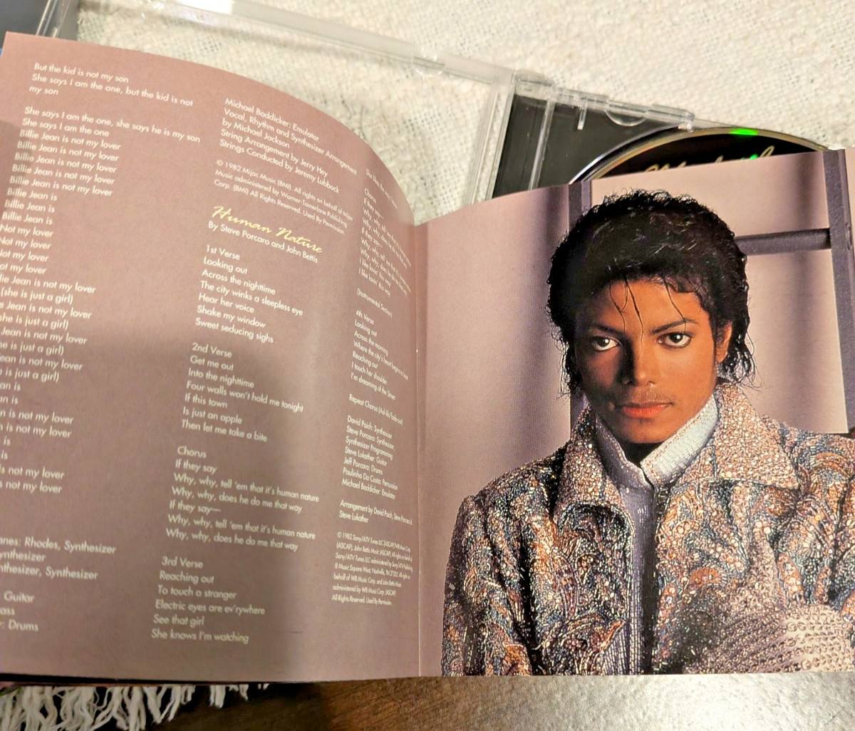 Michael Jackson Thriller Special Edition Gold MINT CD 2001