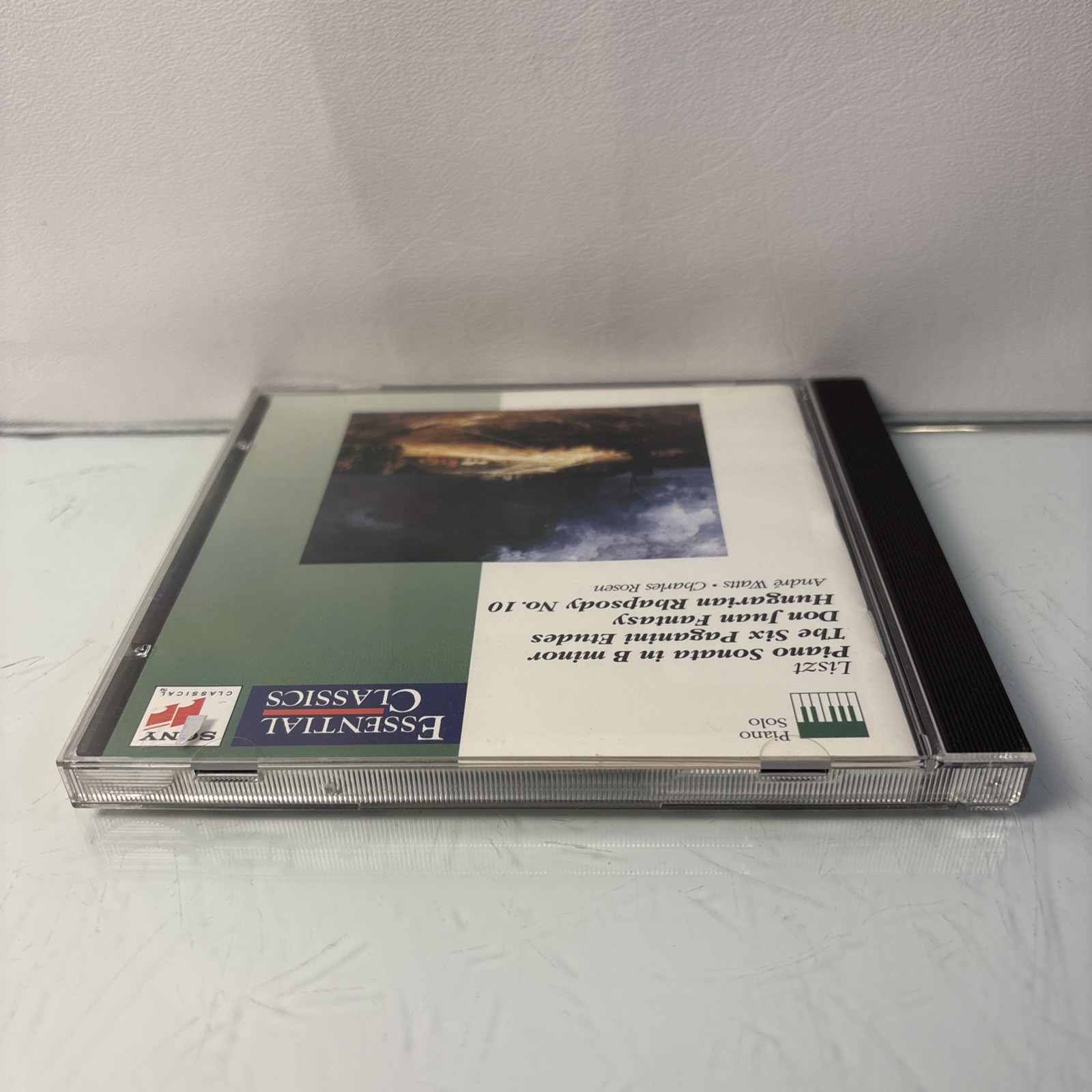Liszt Piano Sonata B Minor CD Andre Watts Charles Rosen Sony Classical