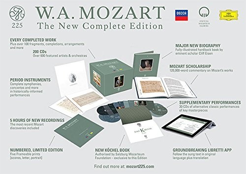 Mozart 225 The New Complete Edition CD Box Set Brand New! Factory-Sealed!