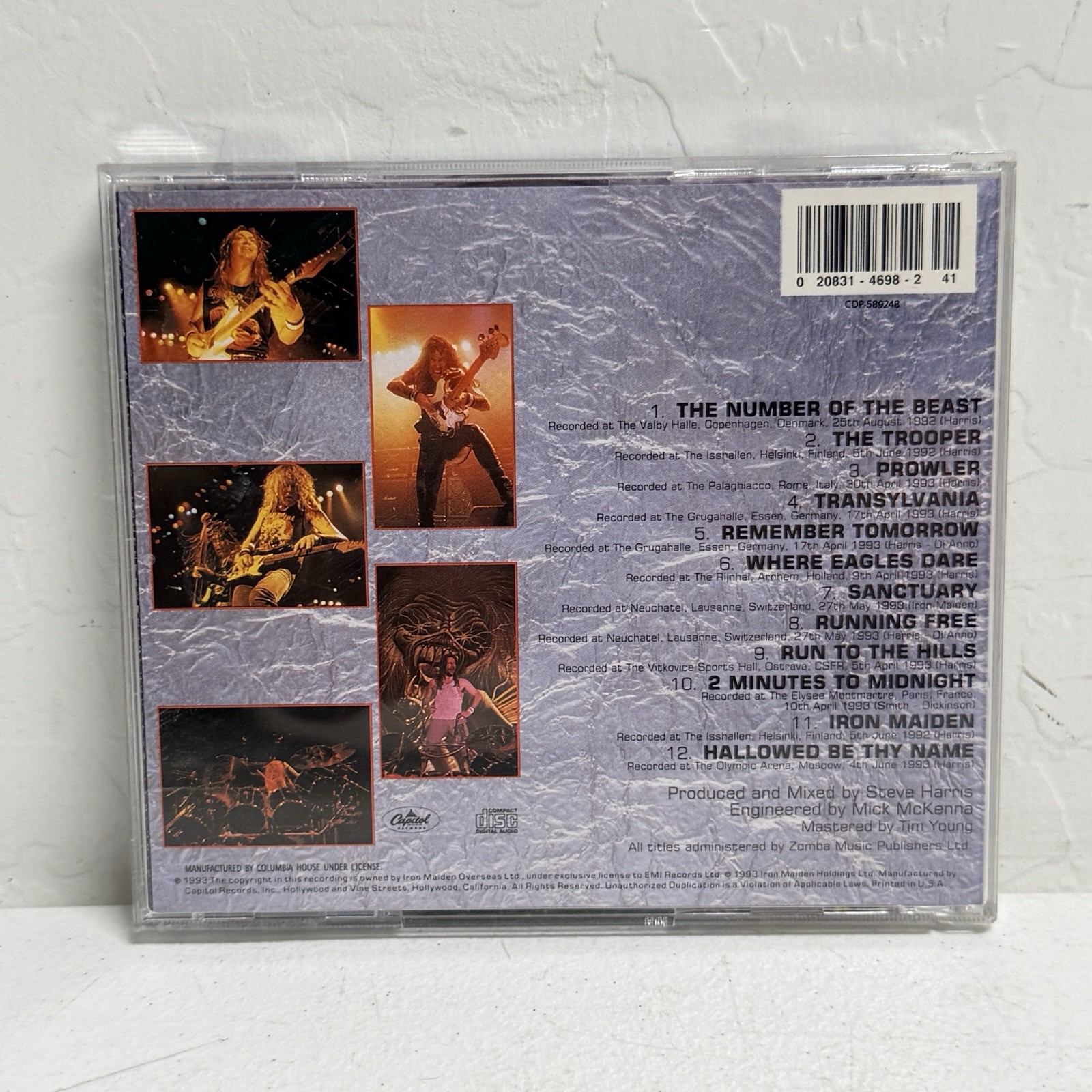 Iron Maiden - A Real Dead One CD. 1993