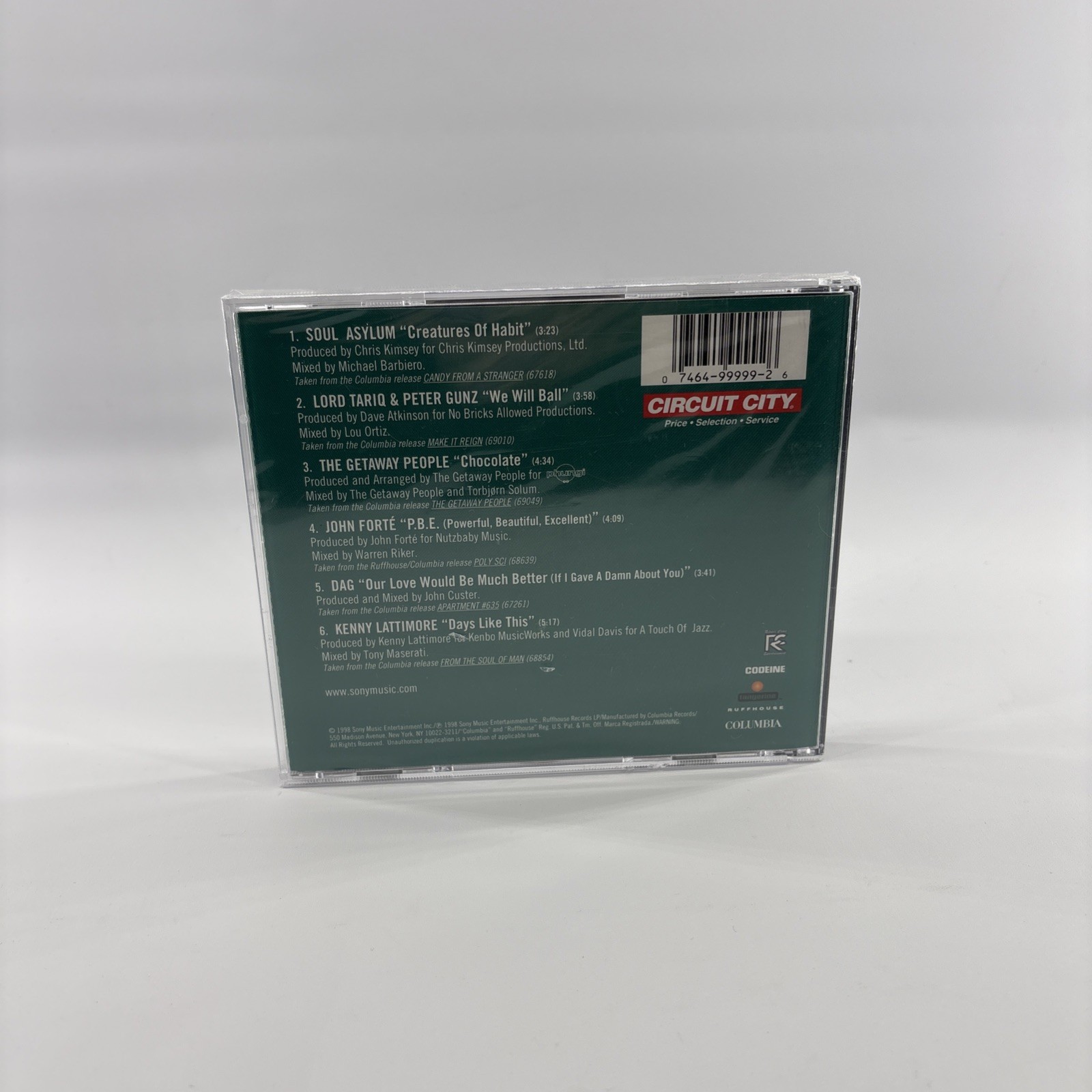 Circuit City CD Music Sampler Listen & Learn Promotional Sampler 1998 SEALED VTG