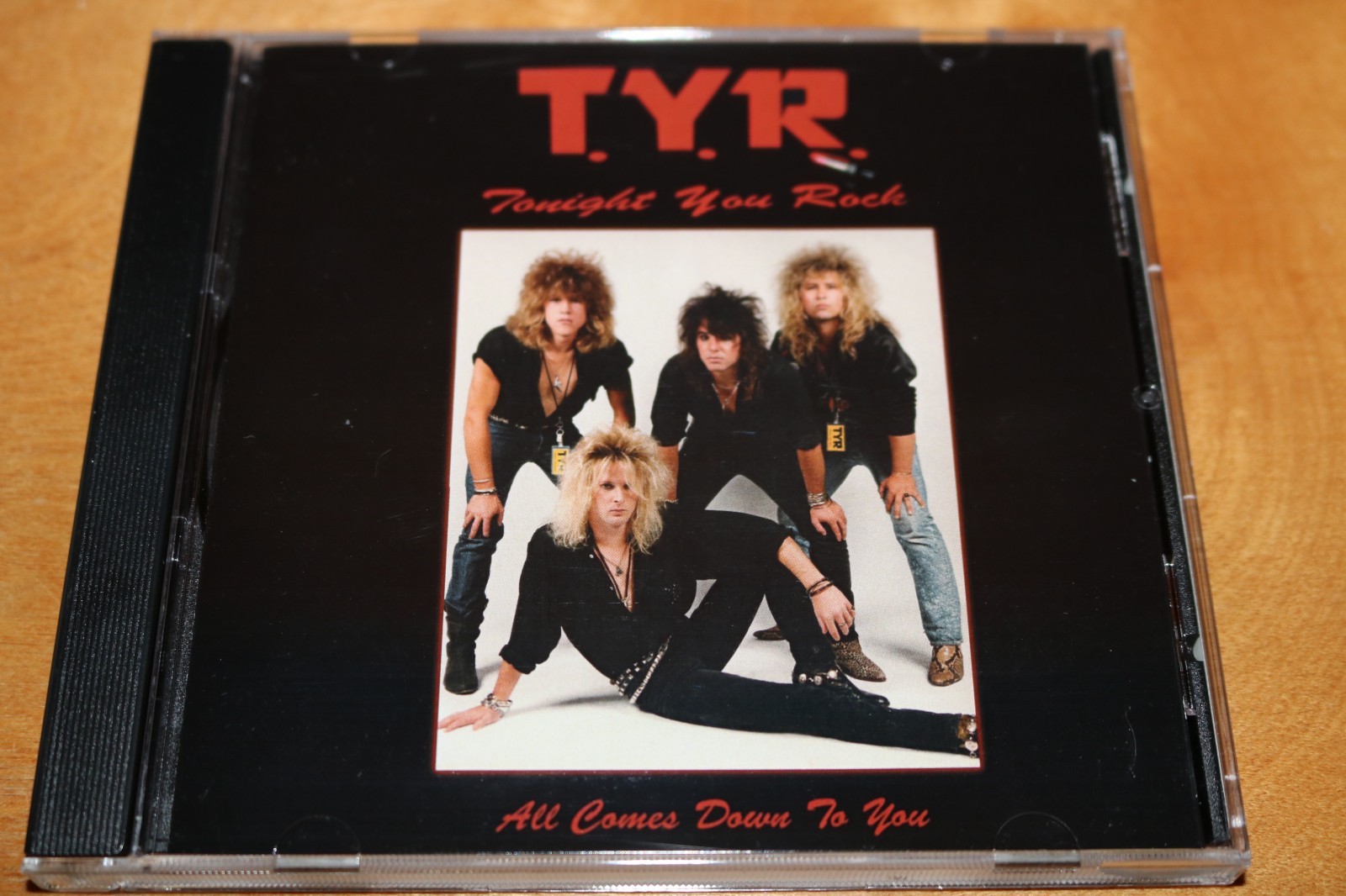 T.Y.R. All Comes Down To You CD GLAM Rock HAIR METAL Stiff Kitty RETROSPECT RARE
