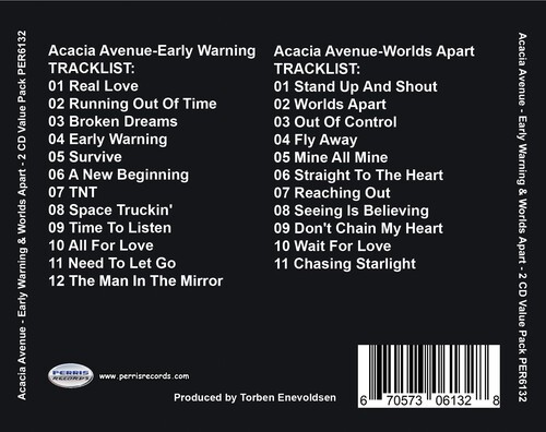 Acacia Avenue - Early Warning And Worlds Apart [Used Very Good CD]