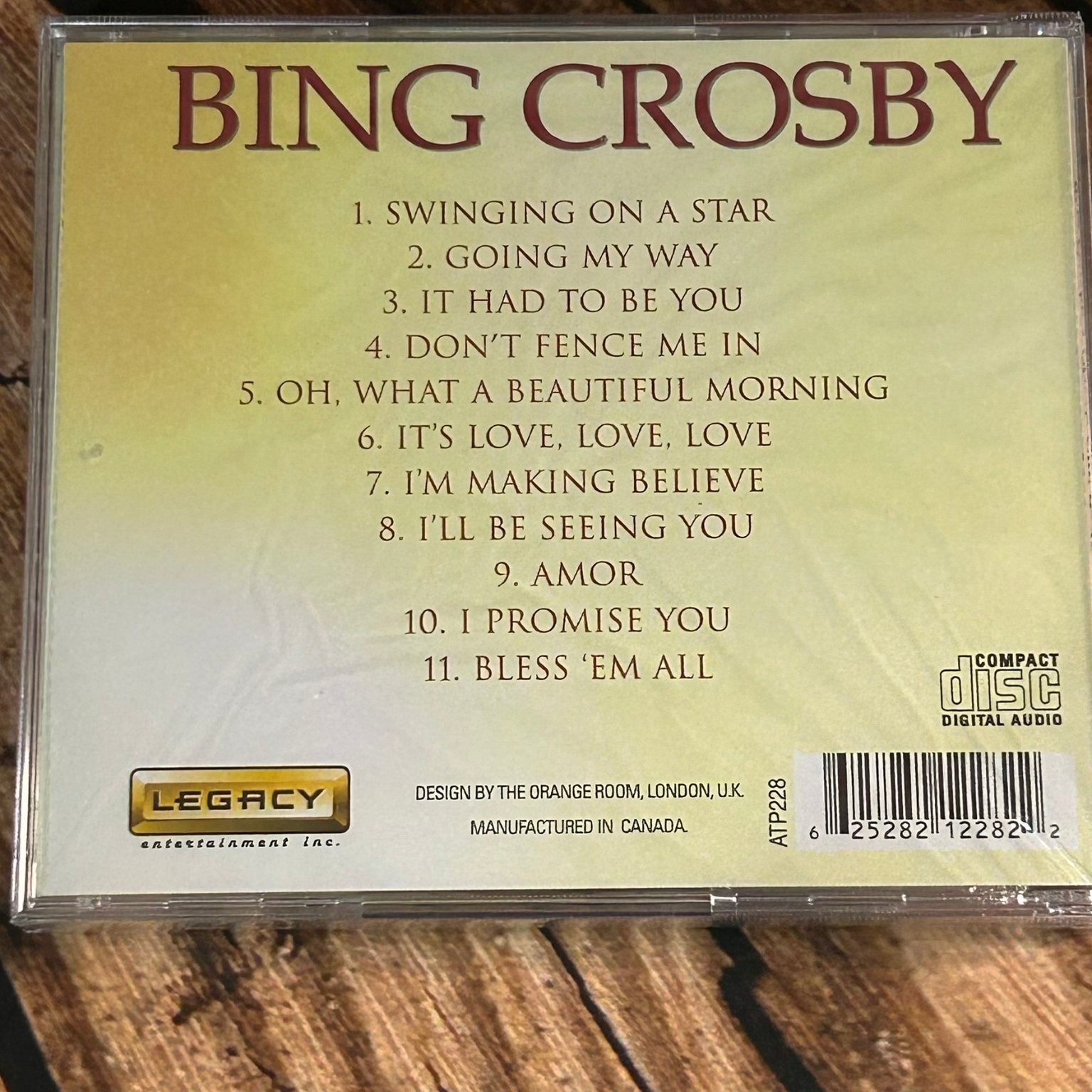 Bing Crosby – Classic CBS Radio Recordings CD Pop Vocal Jazz Legacy ATP228