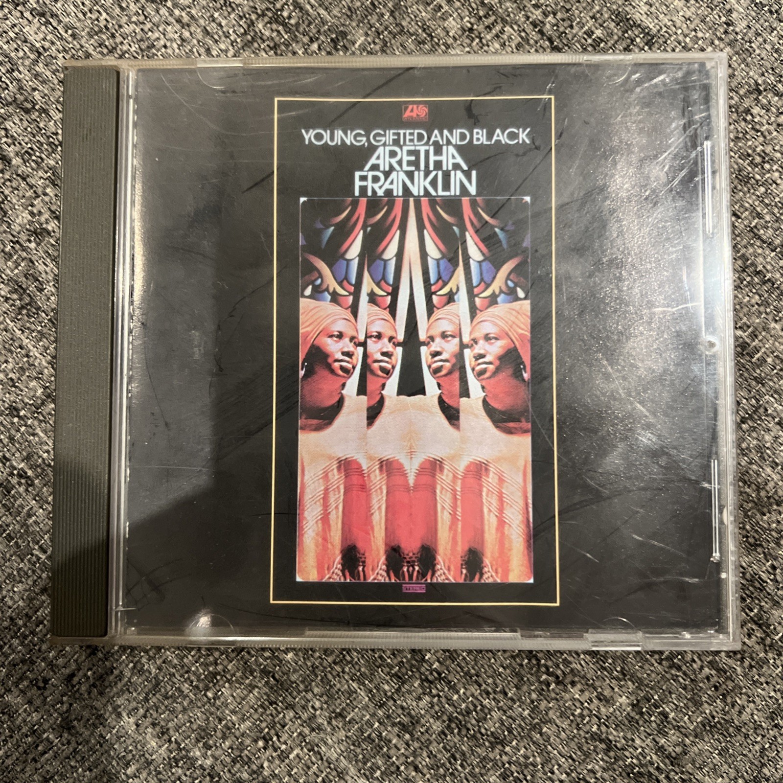 Aretha Franklin Young Gifted and Black CD 1993 Atlantic Records VG Condition