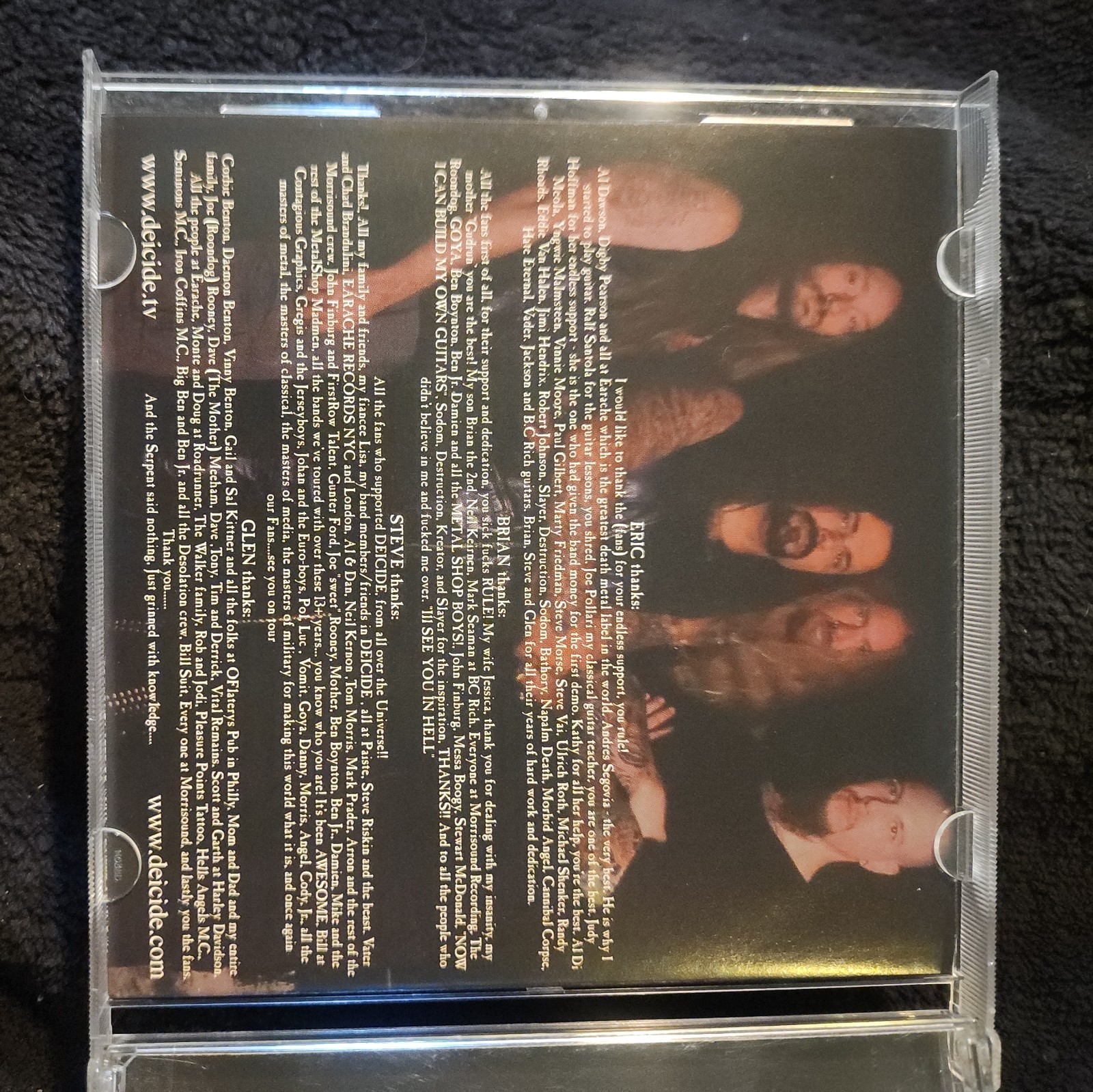Deicide - Scars of the Crucifix (CD, 2004) Death Metal Earache Records Mosh 273