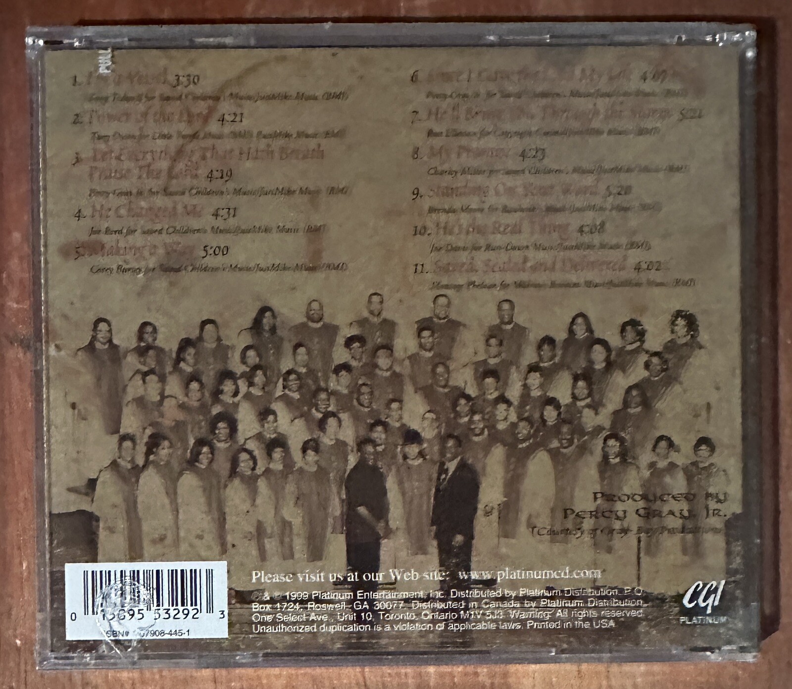 Chicago Mass Choir Gospel CD Saved, Sealed, Delivered Brand New Sealed