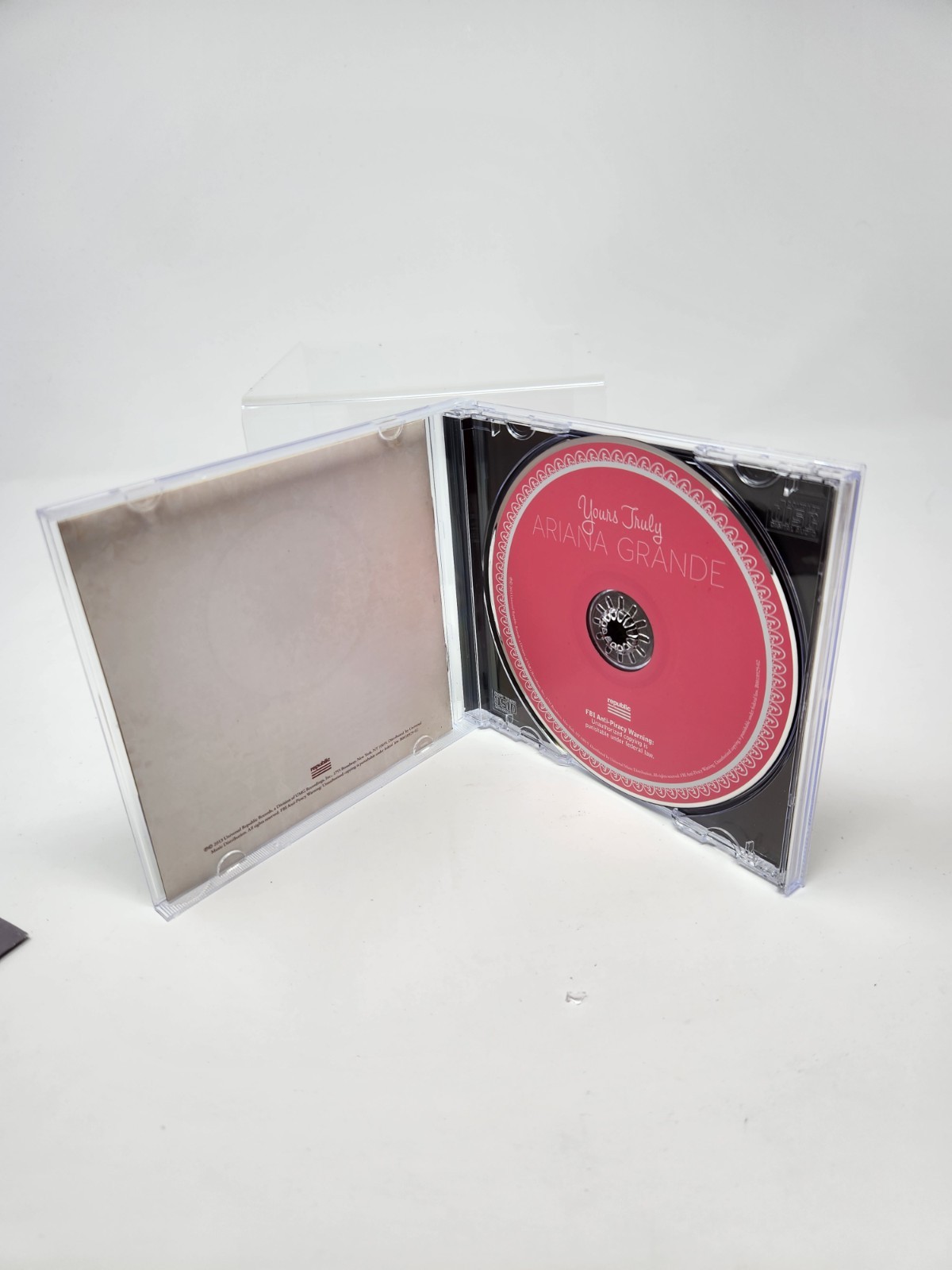 Ariana Grande "Yours Truly" Target Exclusive Poster Inside Limited Edition CD