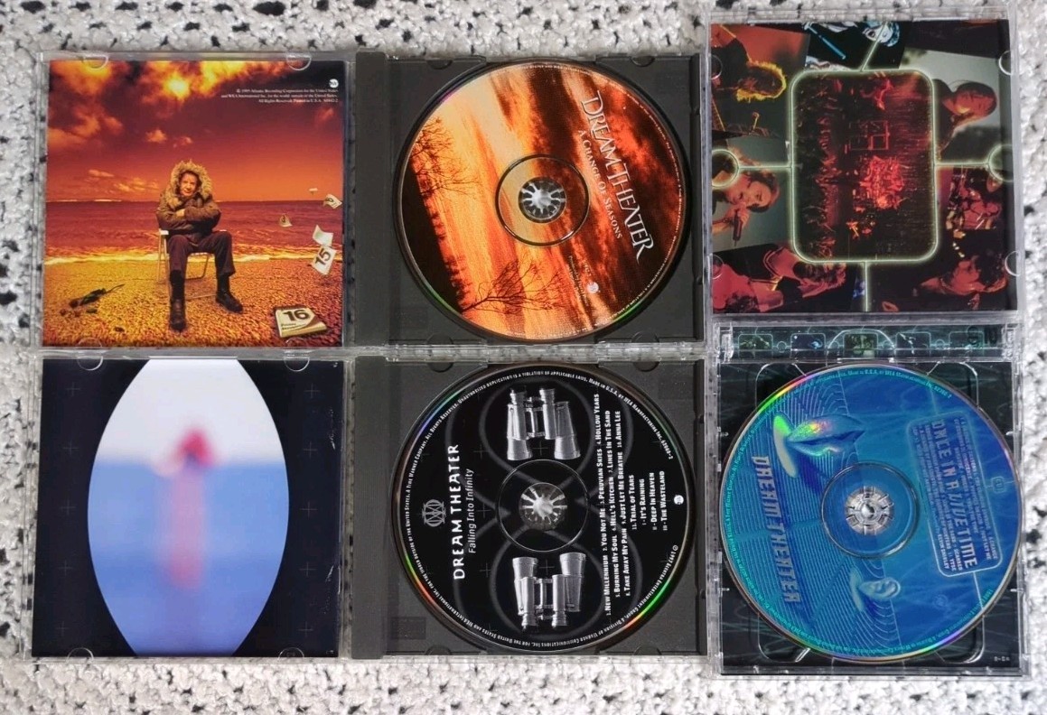 Dream Theater (5) CD Lot: 2nd Owner EX conditions