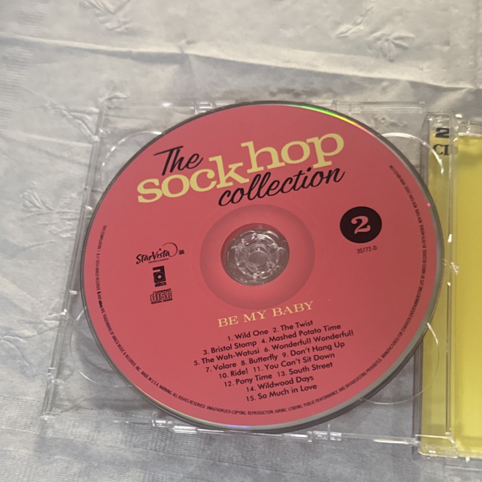The Sock Hop Collection Be My Baby CD Album Oldies 1950s 1960s Jewel Case