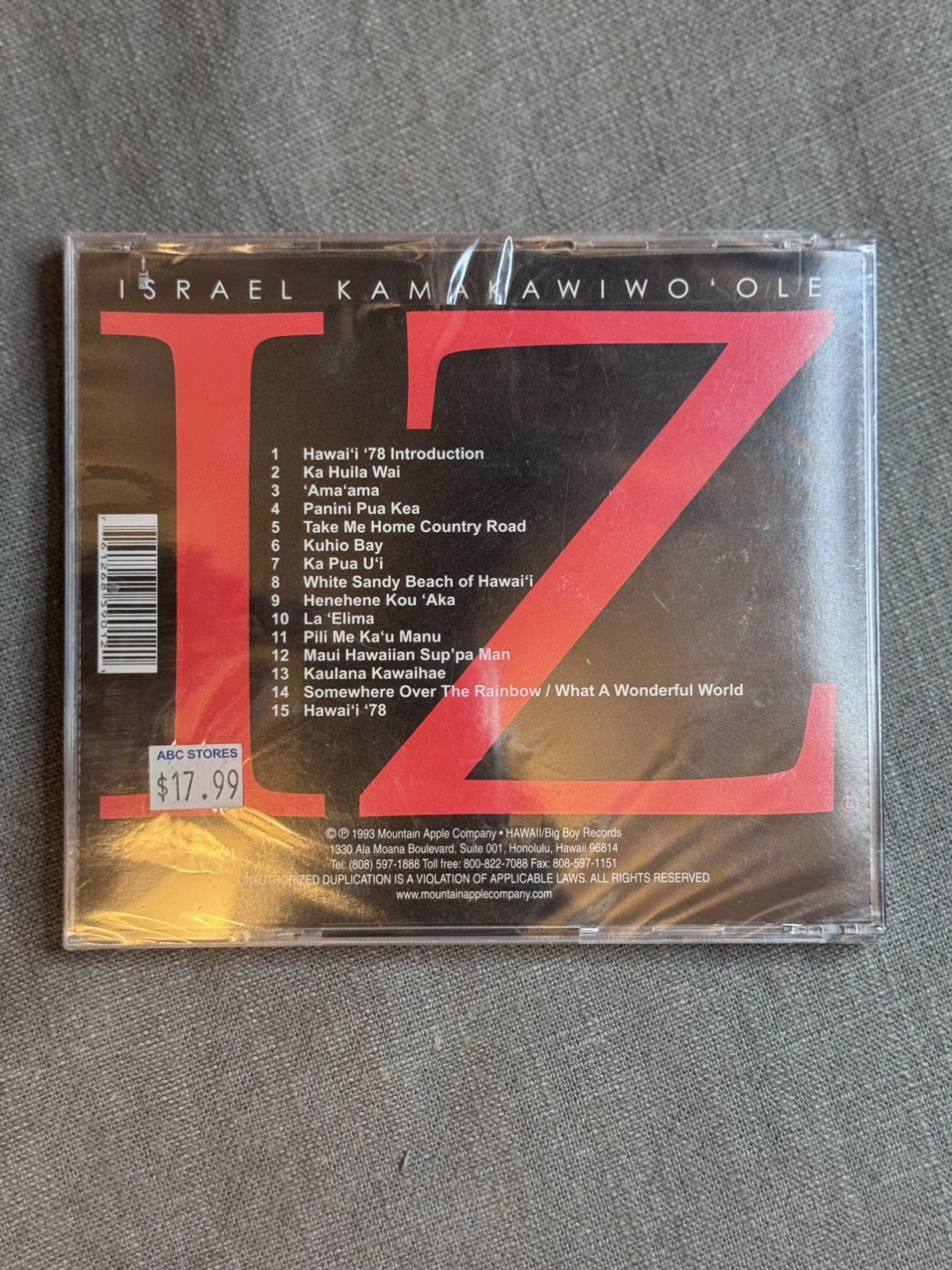 IZ Isreal Kamakawiwo'ole - Facing Future - CD (#135EM) - New & Sealed