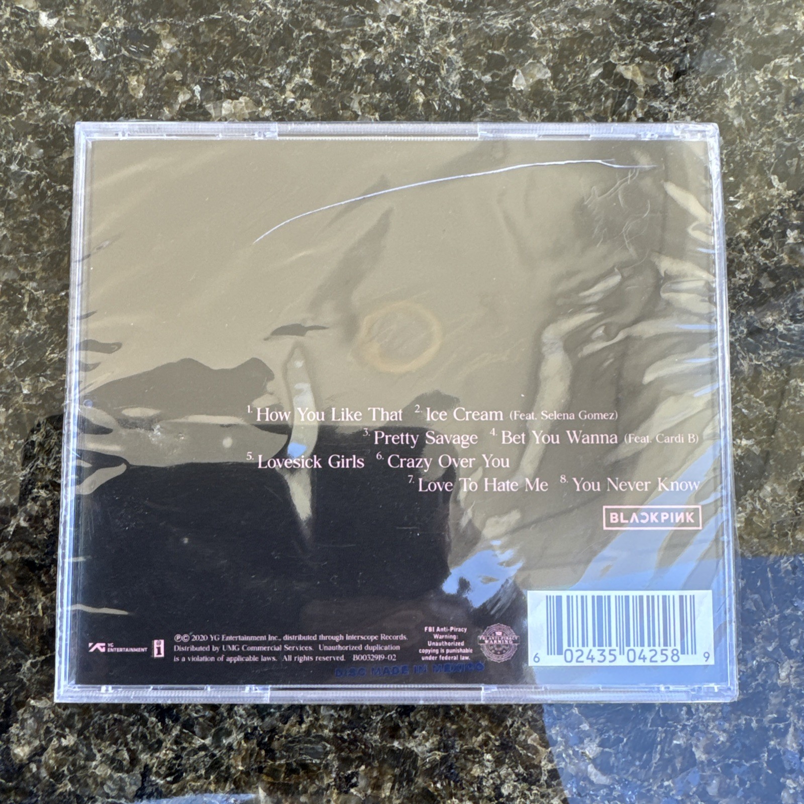 K-pop Blackpink The Album CD Sealed 2020 New Sealed Mint 8 Tracks
