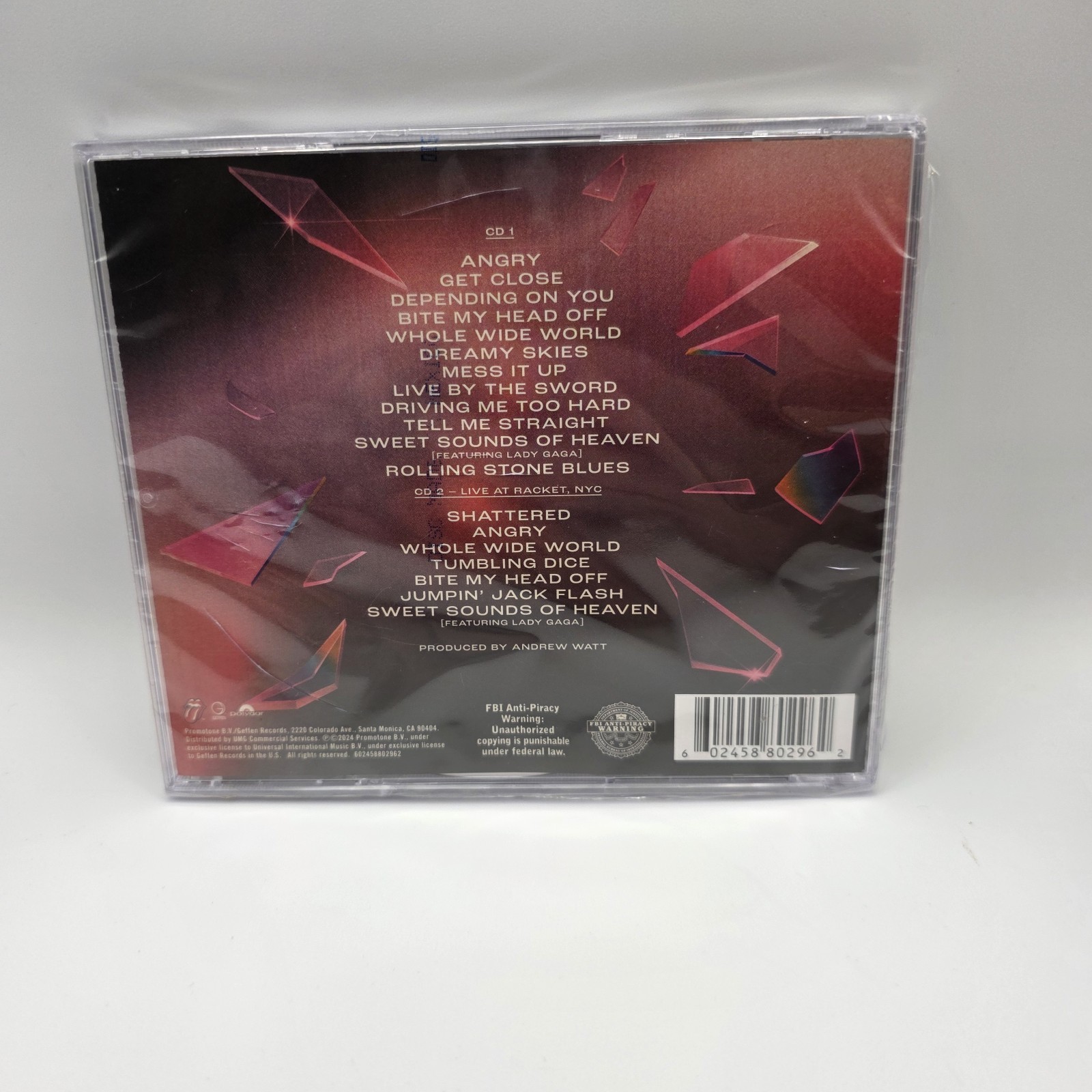 The Rolling Stones Hackney Diamonds Live Edition 2 CD Music CDs New Cracked Case