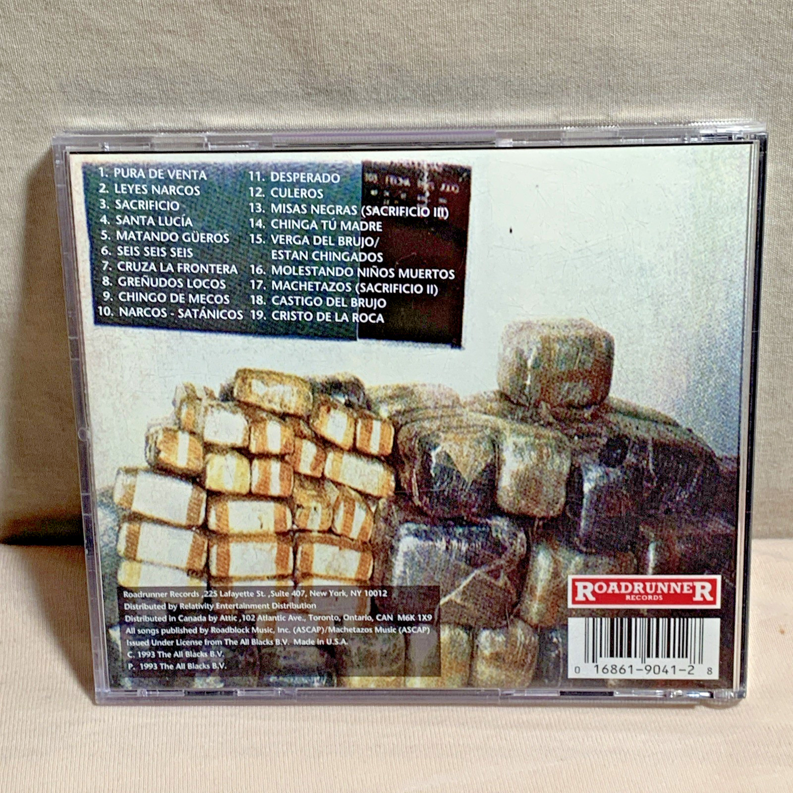 Brujeria - Matando Gueros CD - 1993 Original All Blacks/Roadrunner RR9041-2