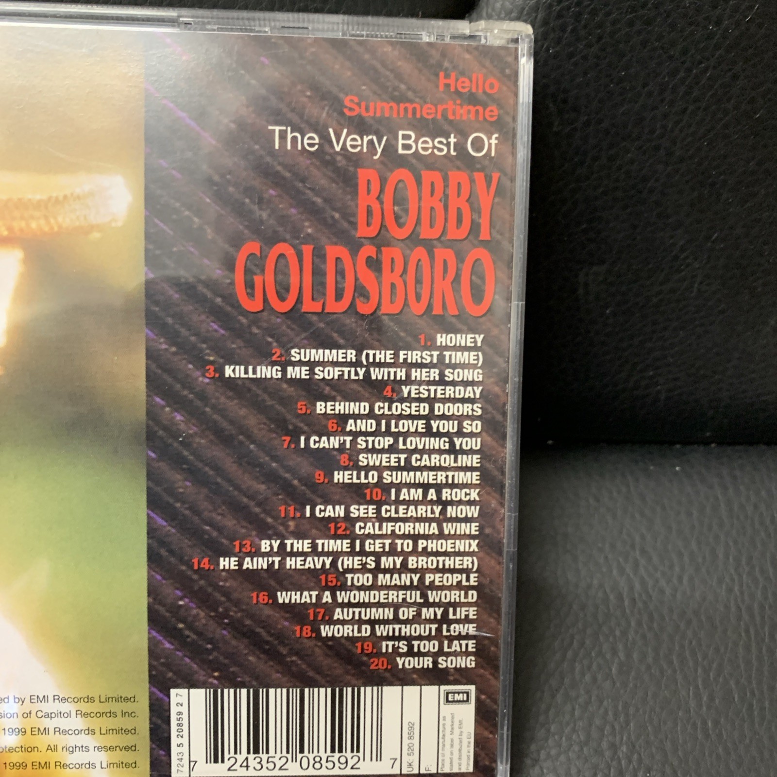 Hello Summertime The Very Best Of Bobby Goldsboro CD Near Mint , Booklet Creased