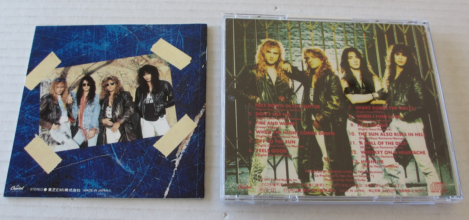 XYZ- HUNGRY CD 1991 JAPAN w/OBI 80s HAIR METAL / GLAM ROCK / AOR / POISON / RATT
