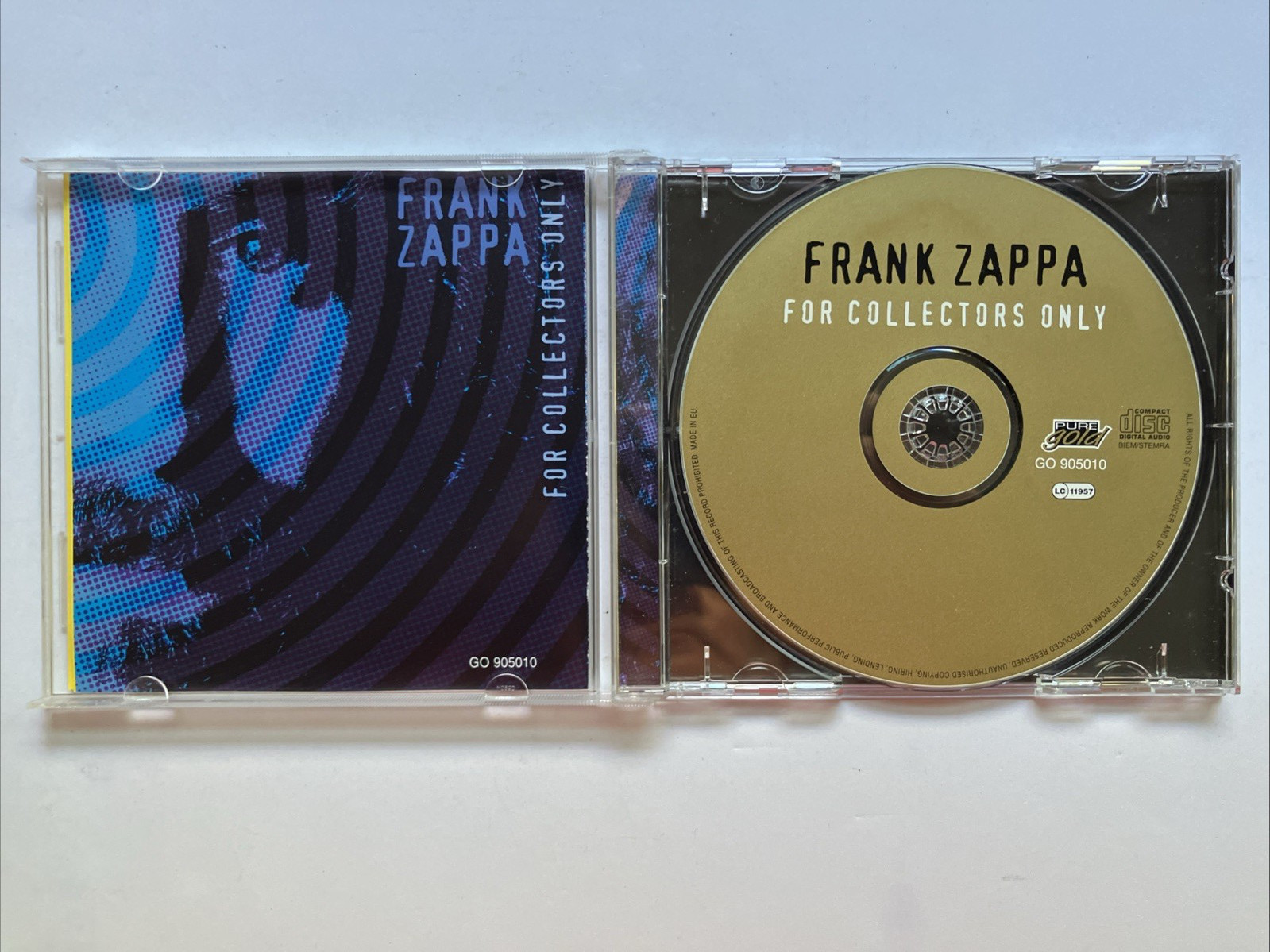 For Collectors Only by Frank Zappa (CD, Oct-2002, Disky) Near Mint Condition