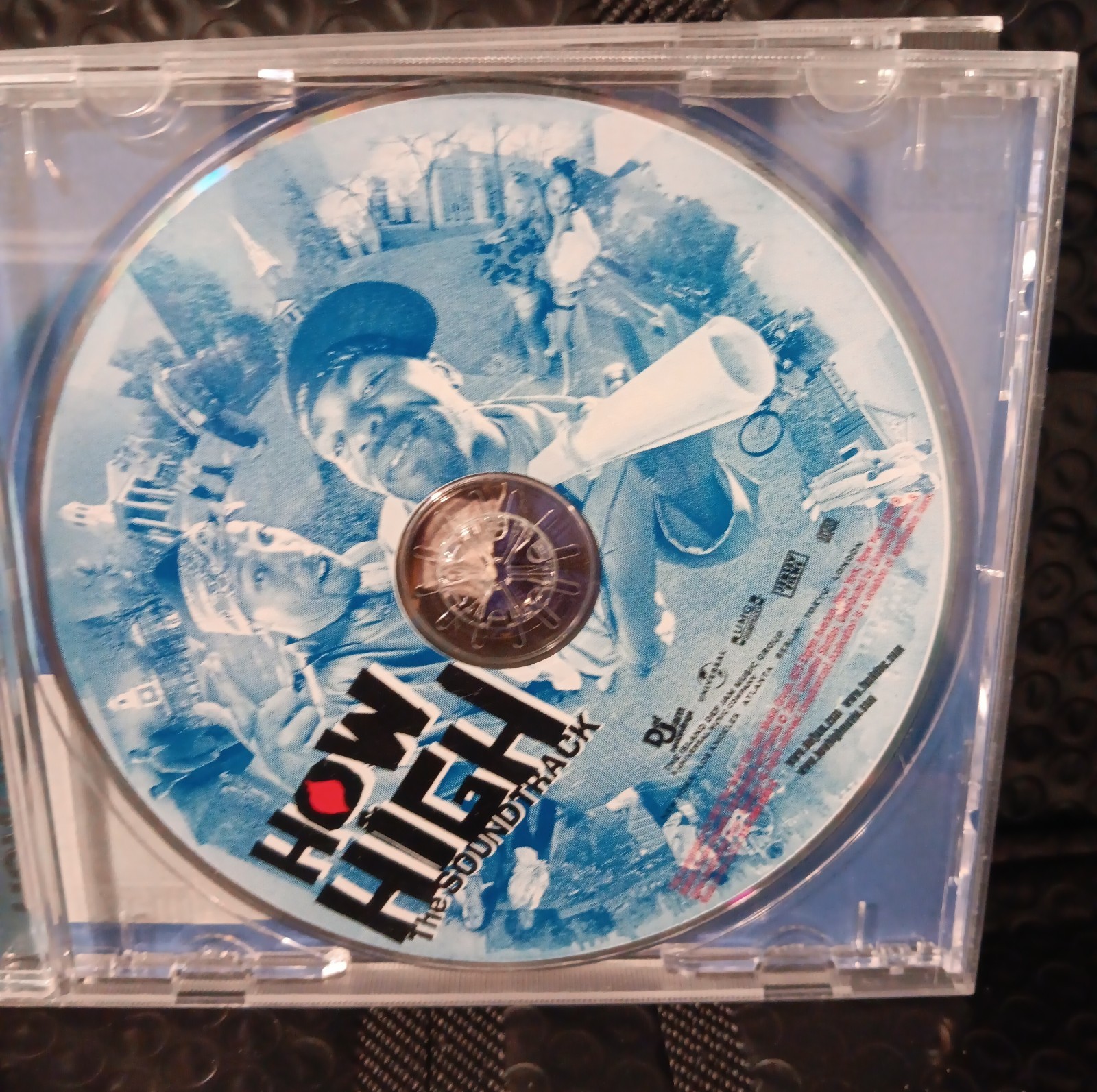 How High (Original Soundtrack) Various/ CD CLEAN CASE W-REAR PLAYLIST -NO COVER