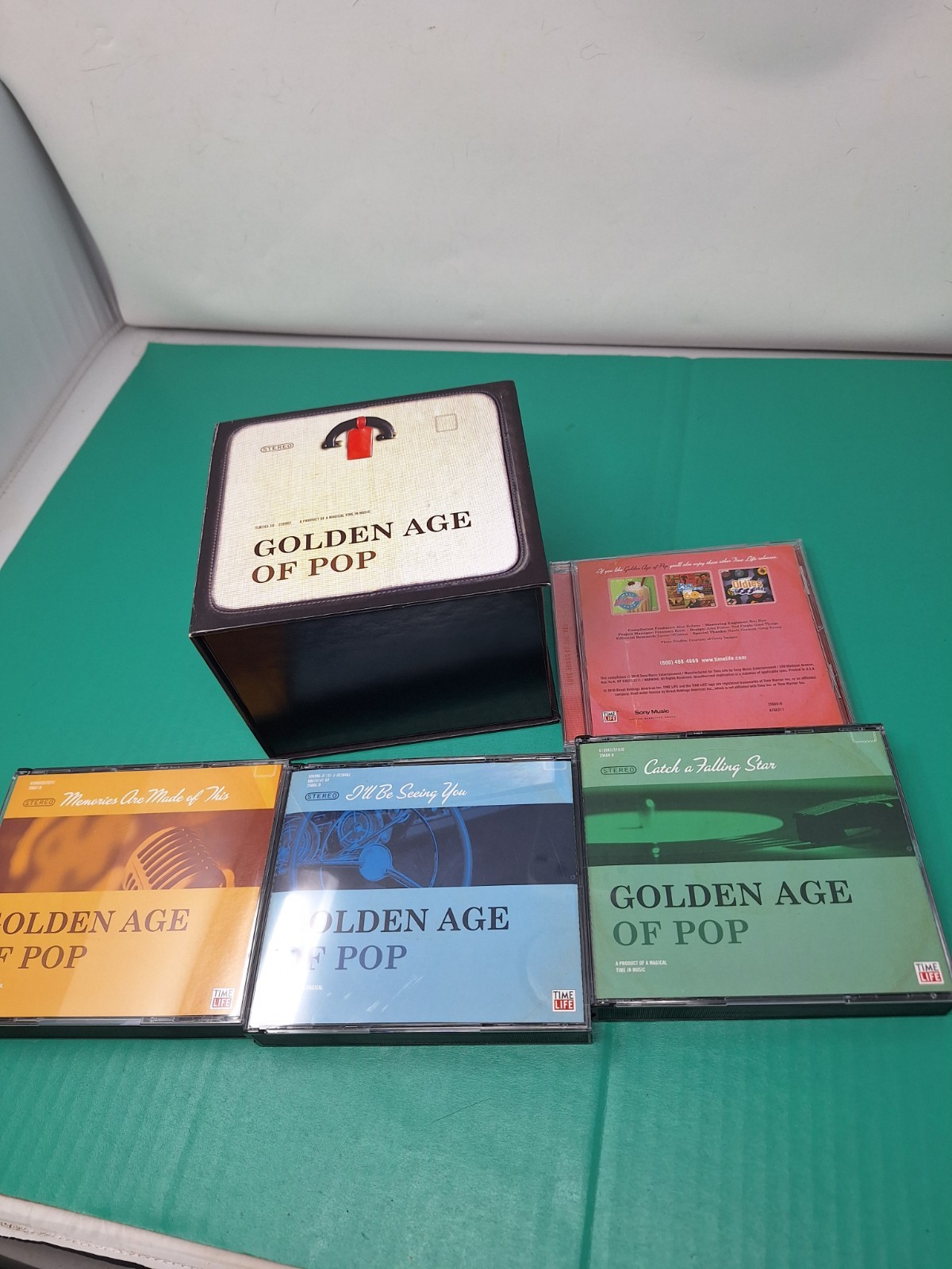 Golden Age of Pop 10 CD Box Set Time-Life 145 Songs 1950s-1960s Various Artists
