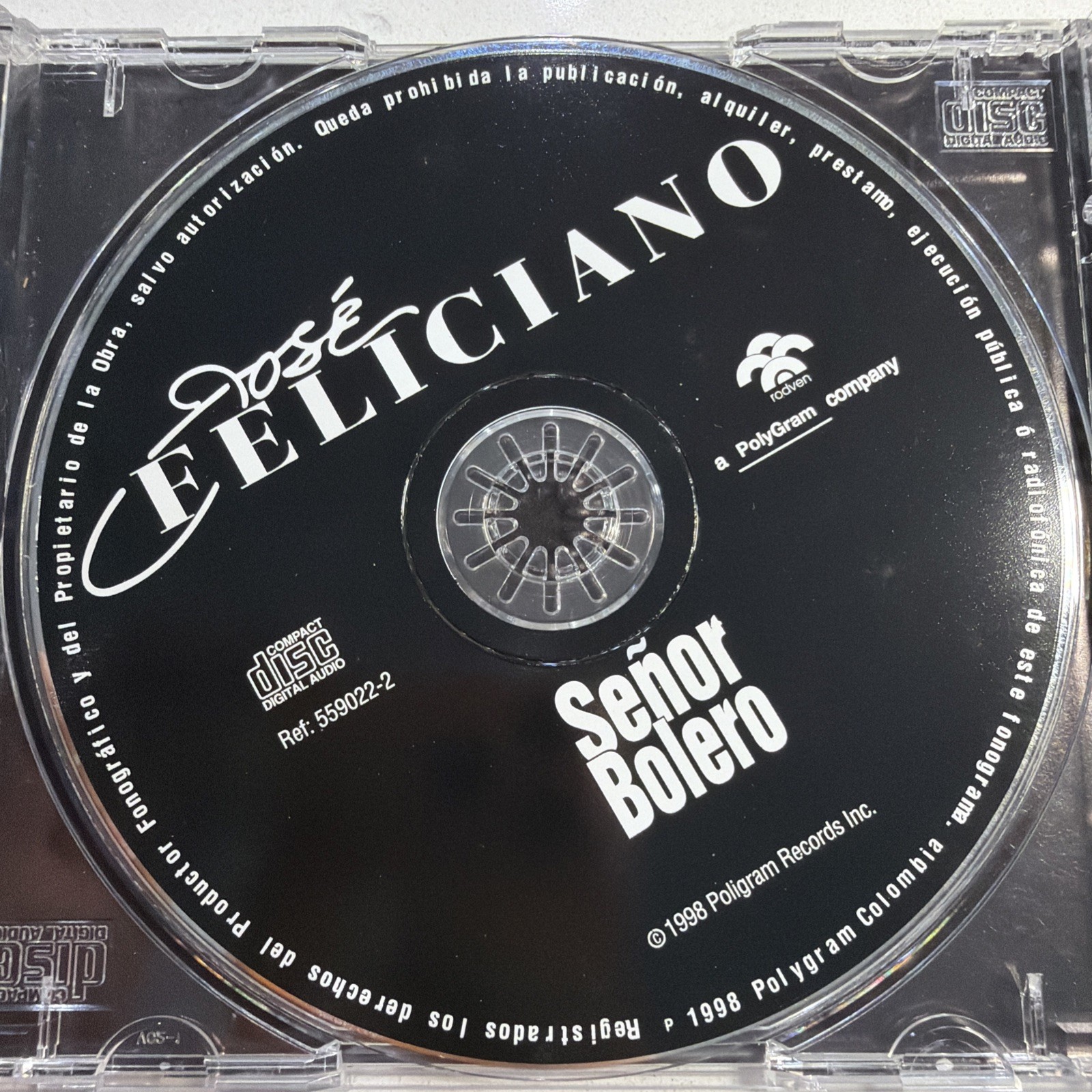 JOSE FELICIANO SENOR BOLERO BRAND NEW