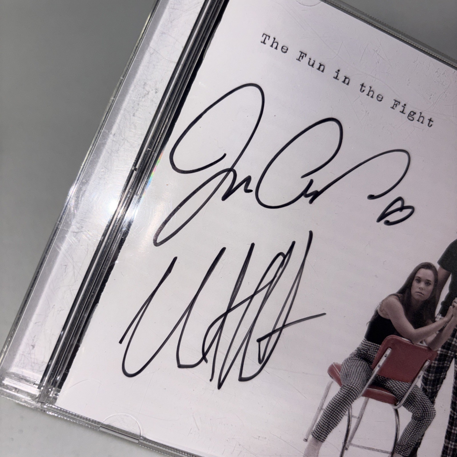 Jocelyn & Chris Arndt The Fun in the Fight CD Autographed RARE 2018 MINT