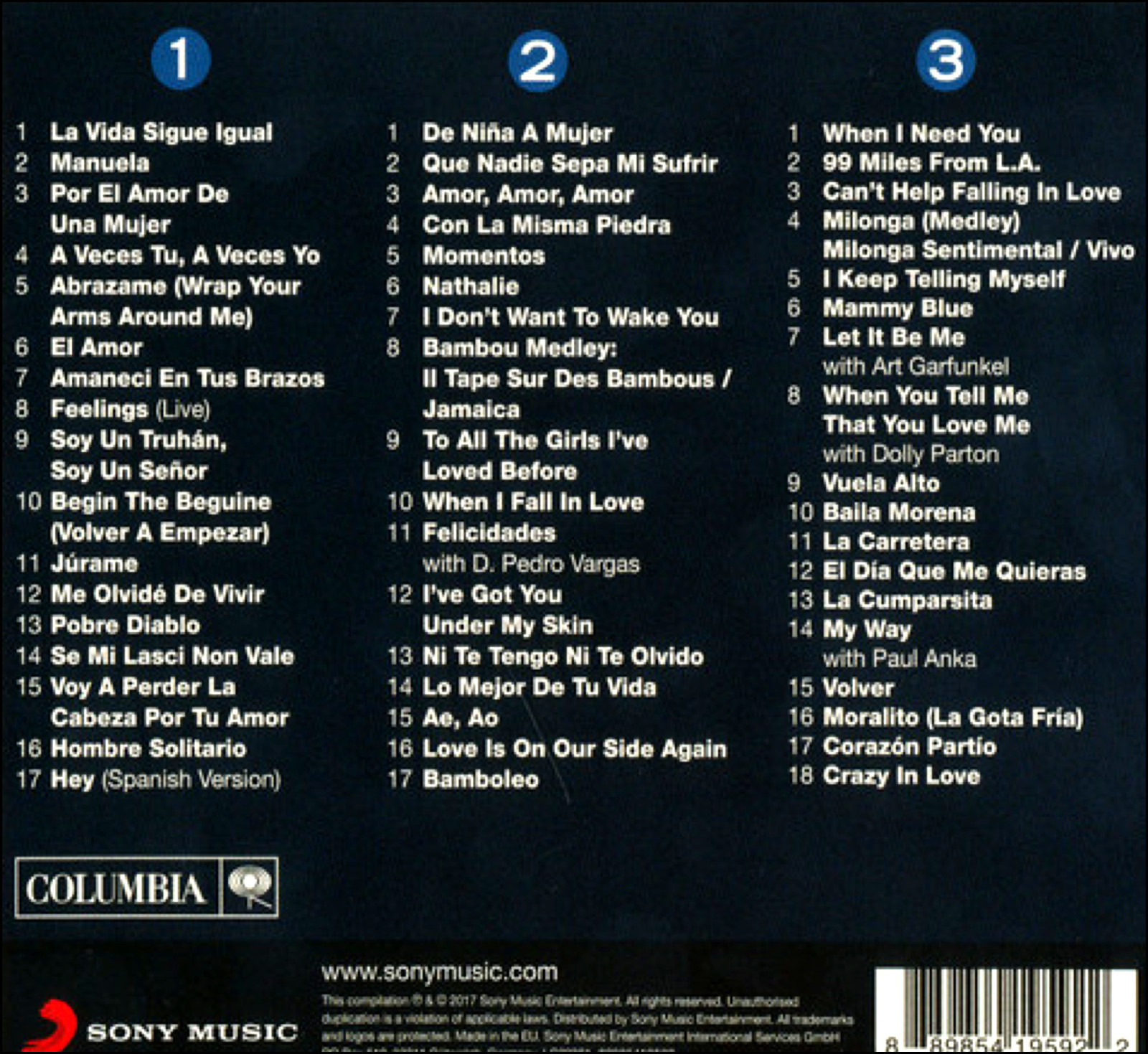 JULIO IGLESIAS * 55 Greatest Hits * NEW 3-CD BOX SET * All Original Recordings