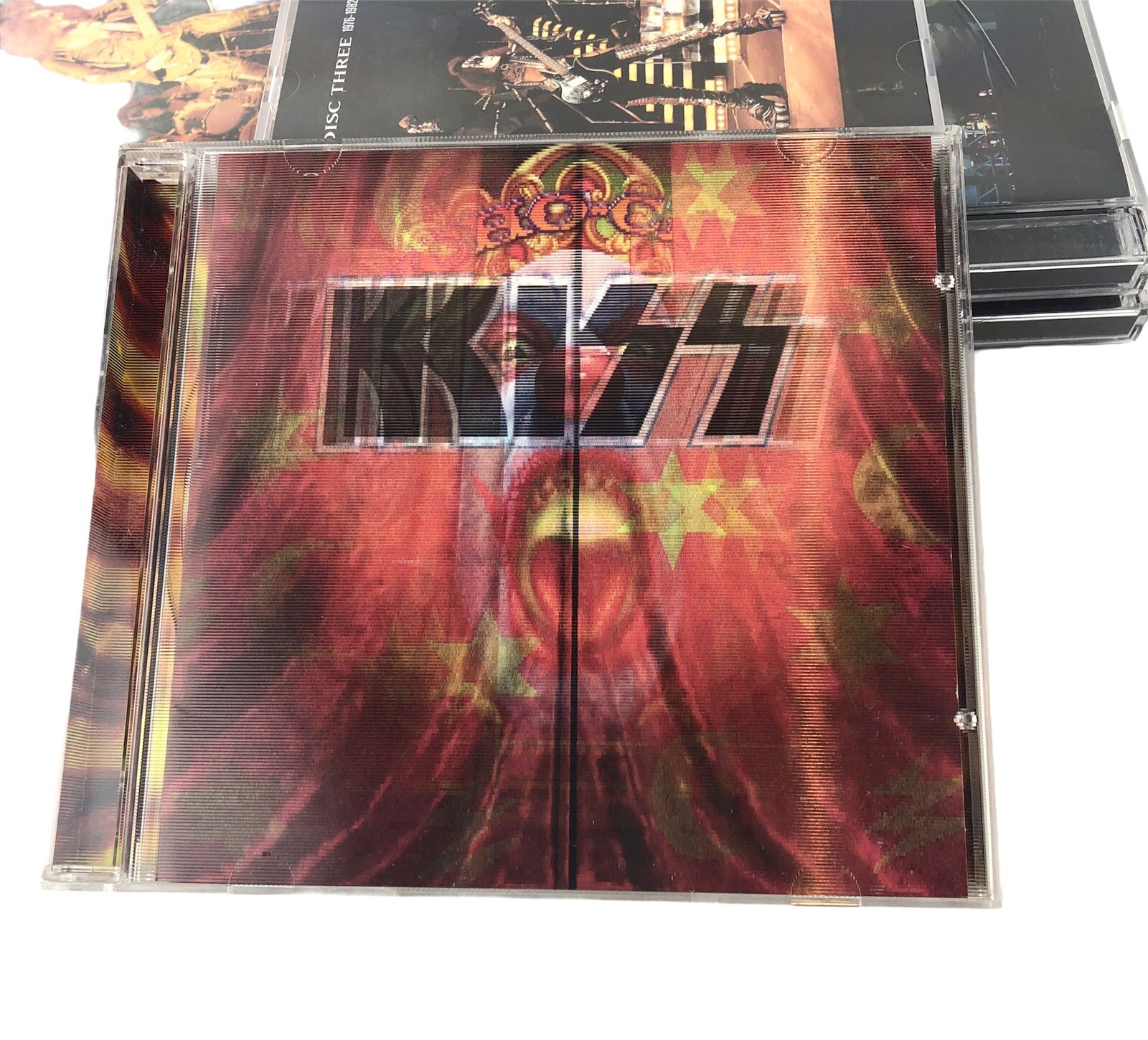 KISS The Box Set 5 CDs 2001 NO CASE NO BOOK + Psycho Circus CD Hologram Cover