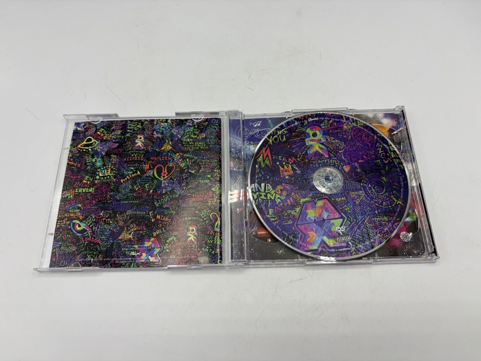 Coldplay Live 2012 (CD) Album with DVD