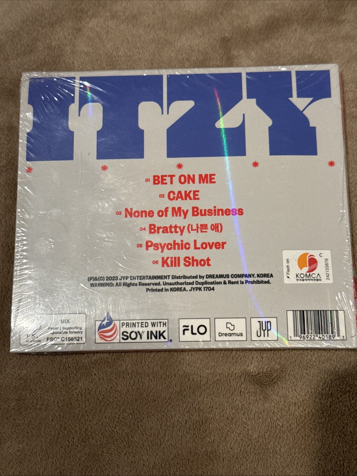 Itzy - Kill My Doubt / K-Pop Black Cap Cover - Korea - SEALED BRAND NEW!